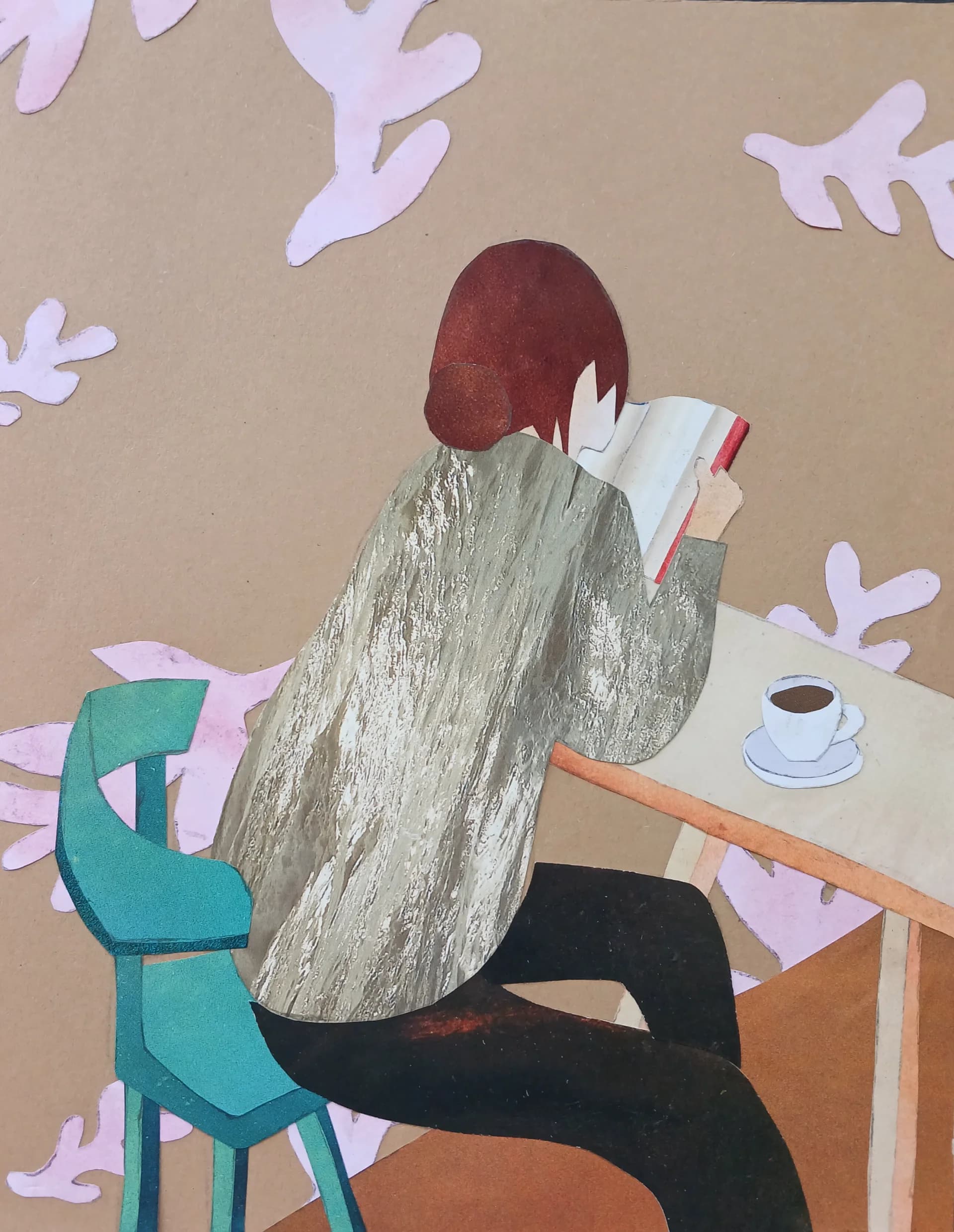 Reading at the coffee shop 2