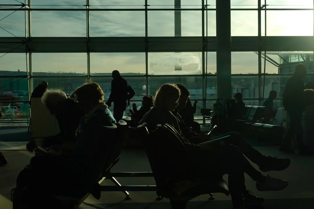 Departure Lounge Silhouettes