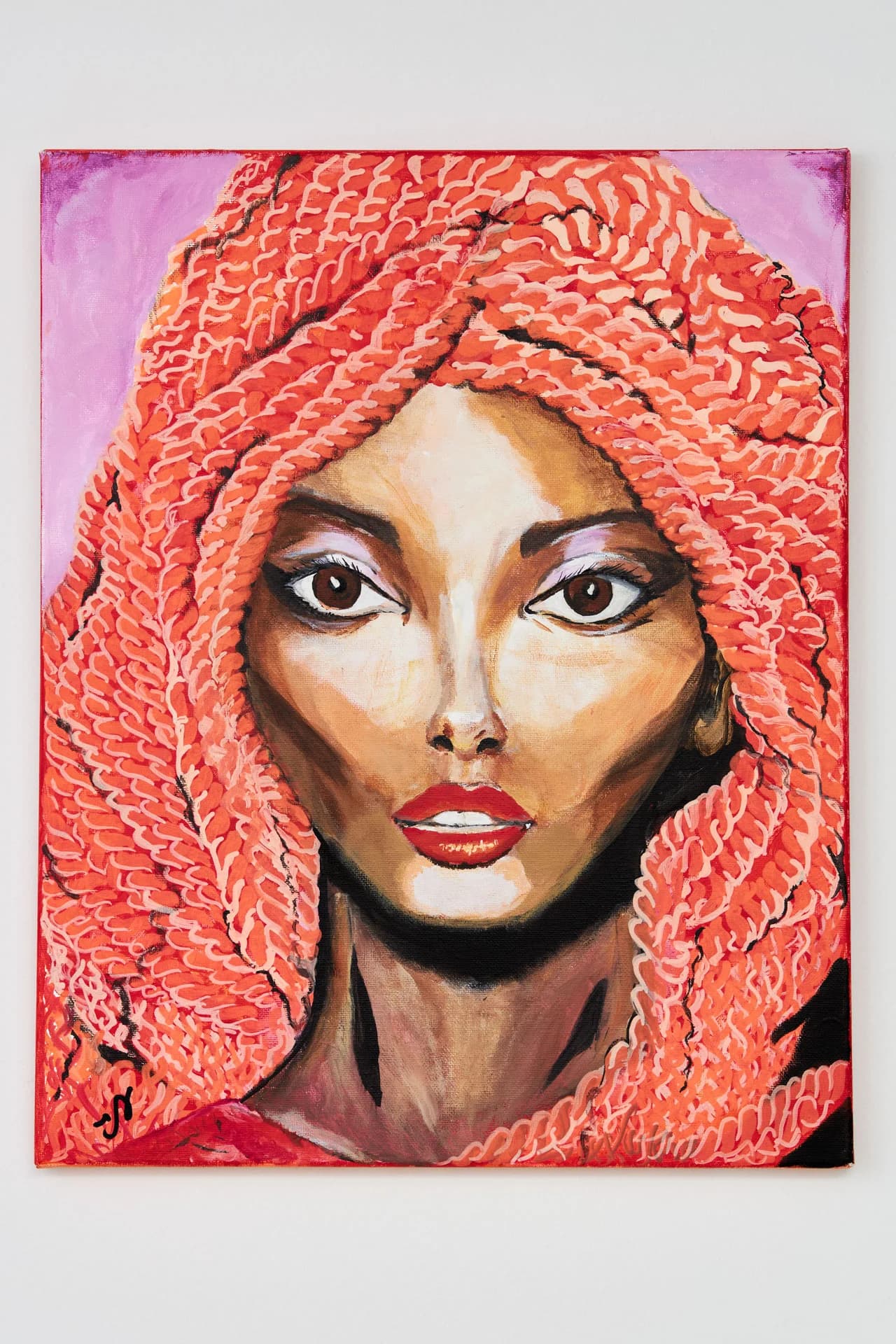 Coral Veil Portrait