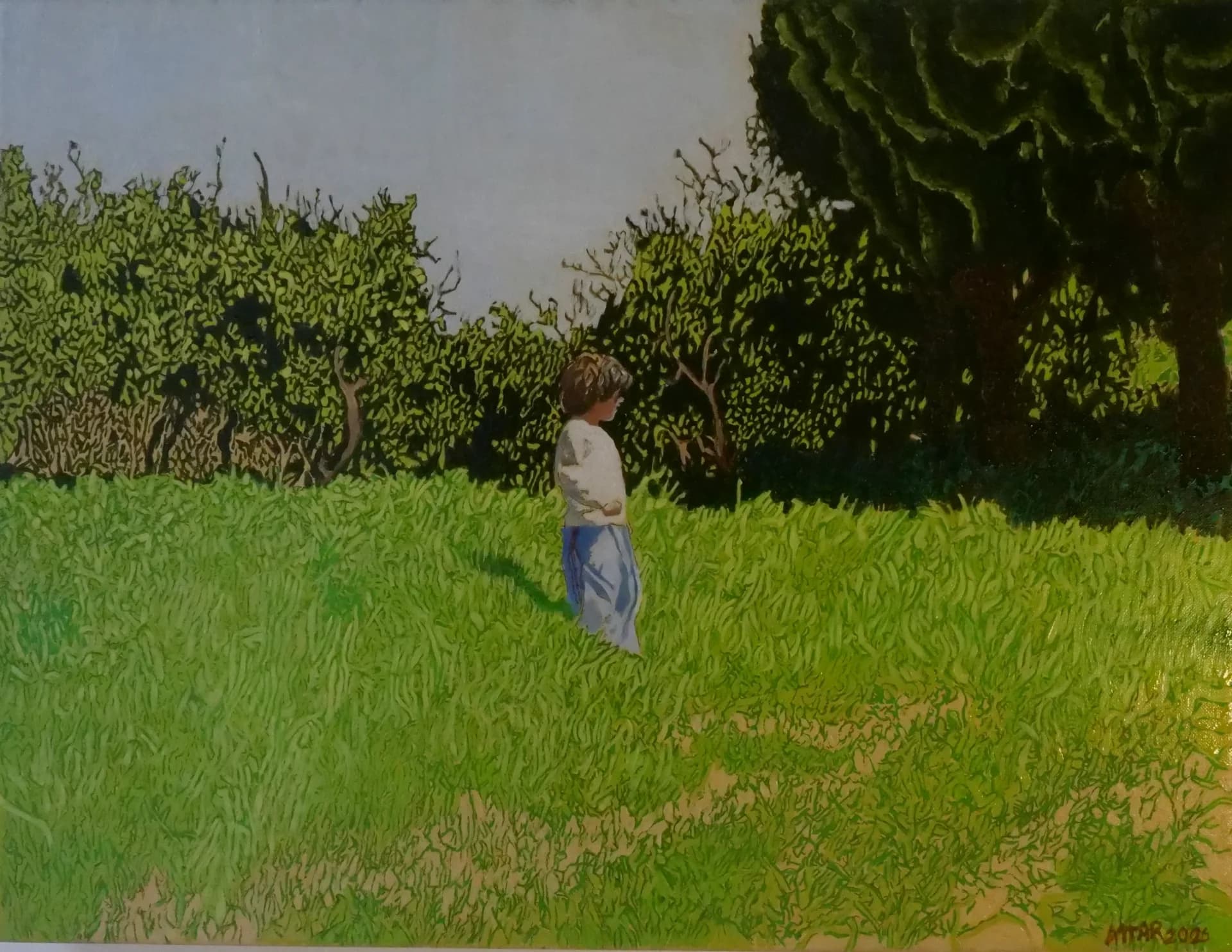 Child in the Green Field
