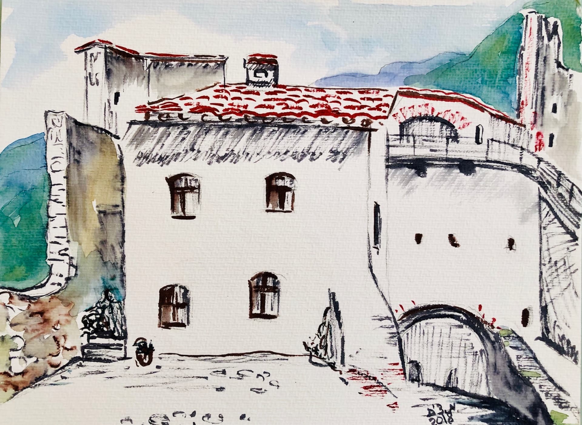 White Walls, Red Roofs