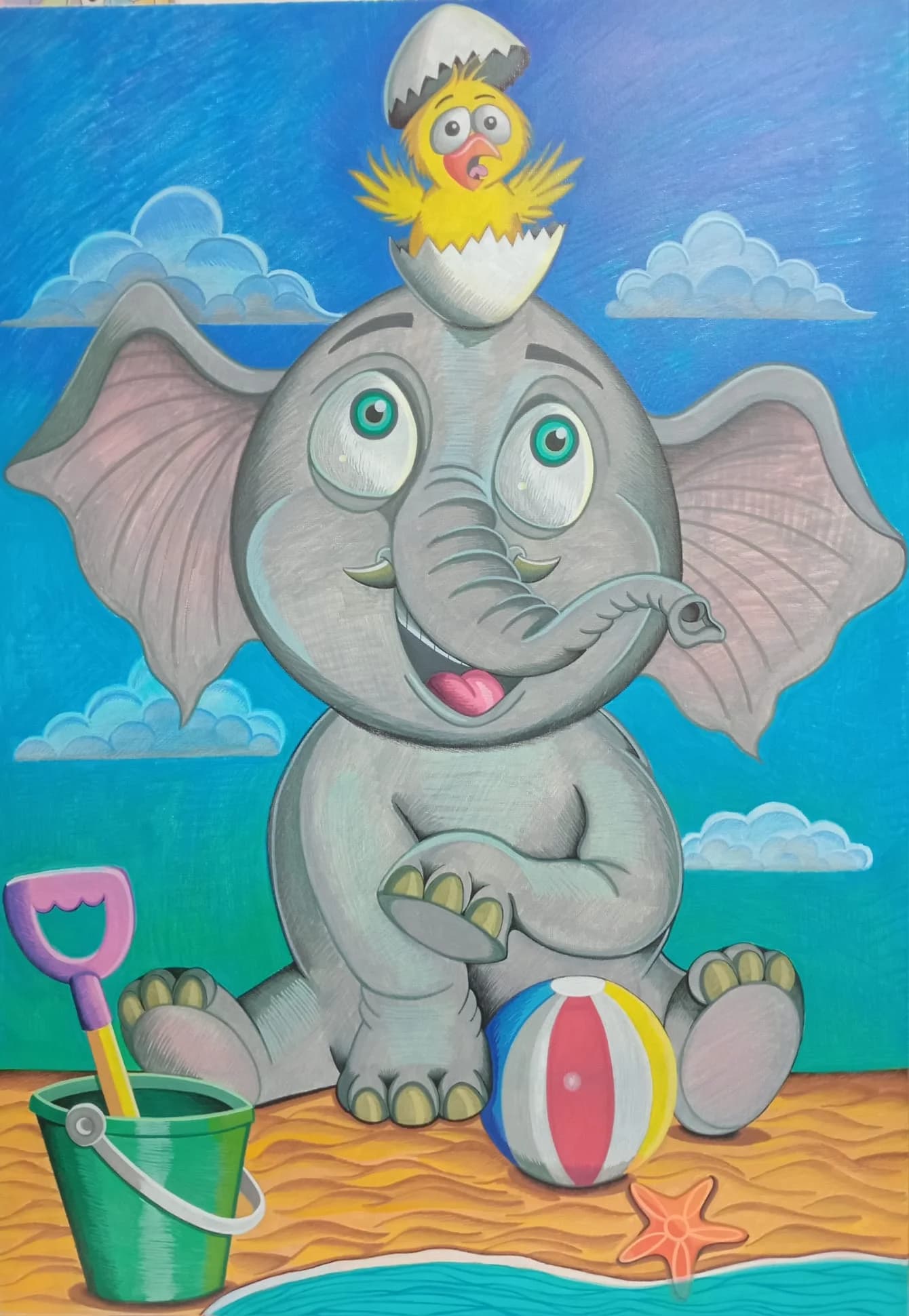 The elephant and the chick