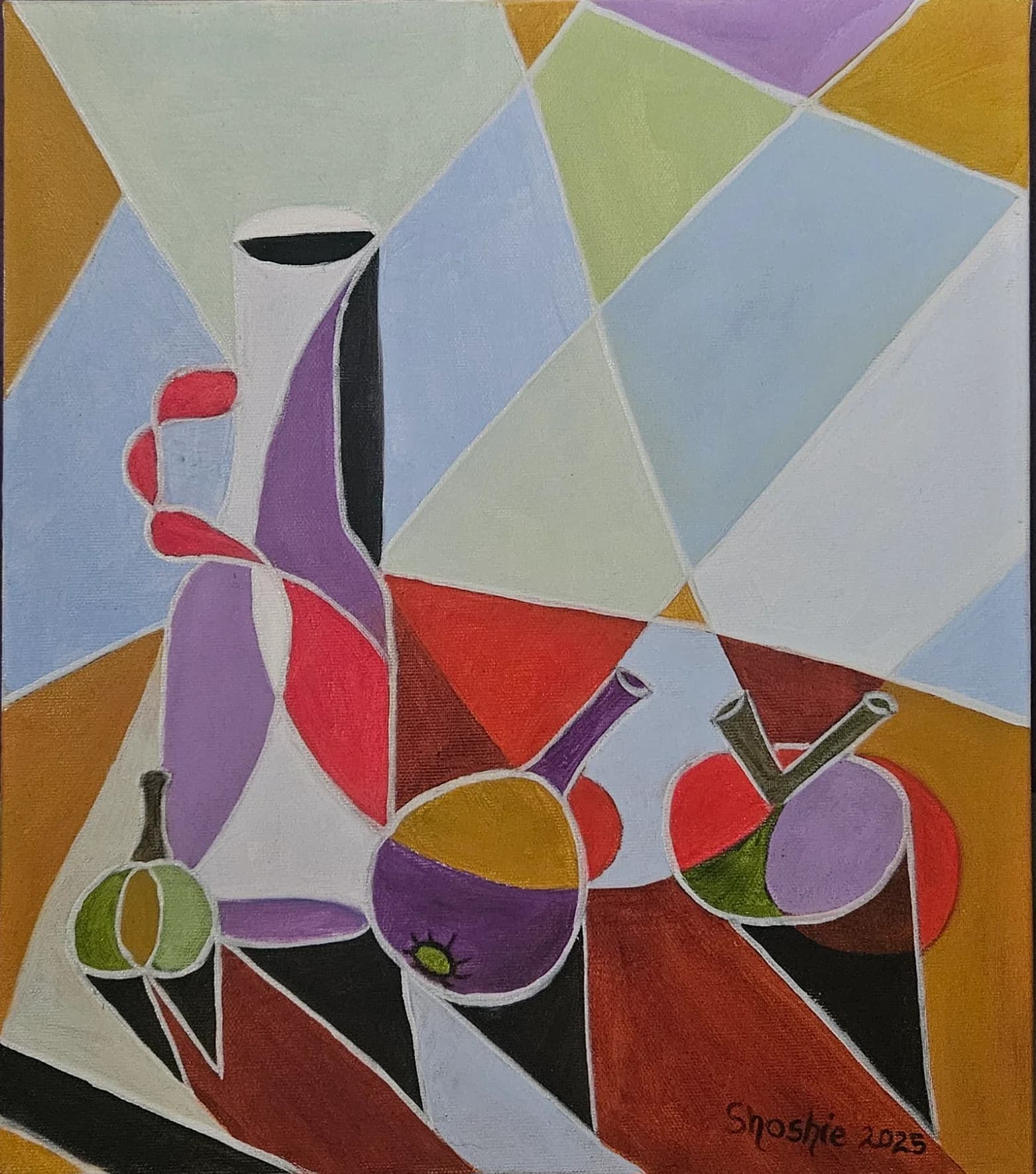 Still Life at Angles - A Tribute to Picasso