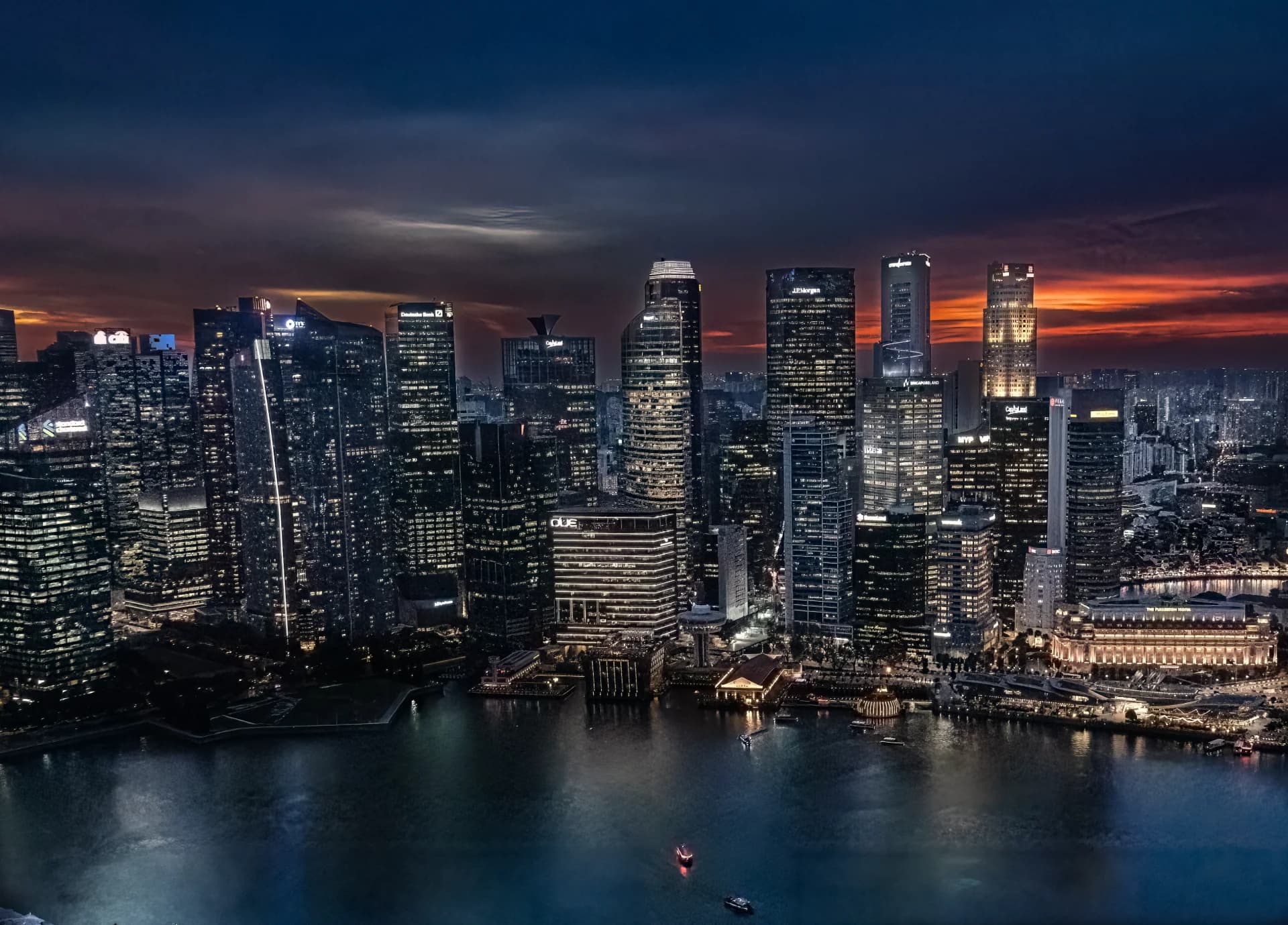 City Lights at Dusk
