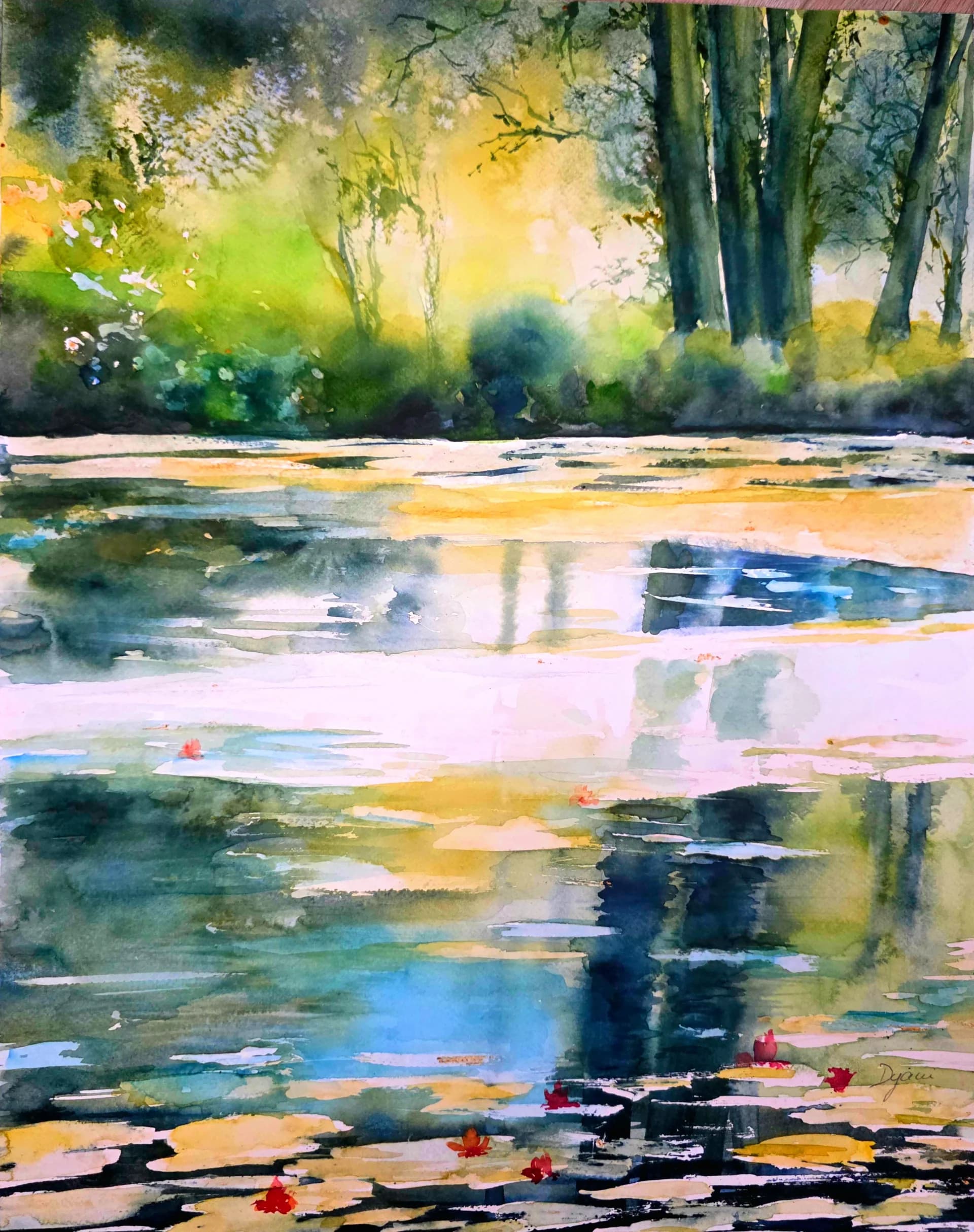 Light Across Still Water