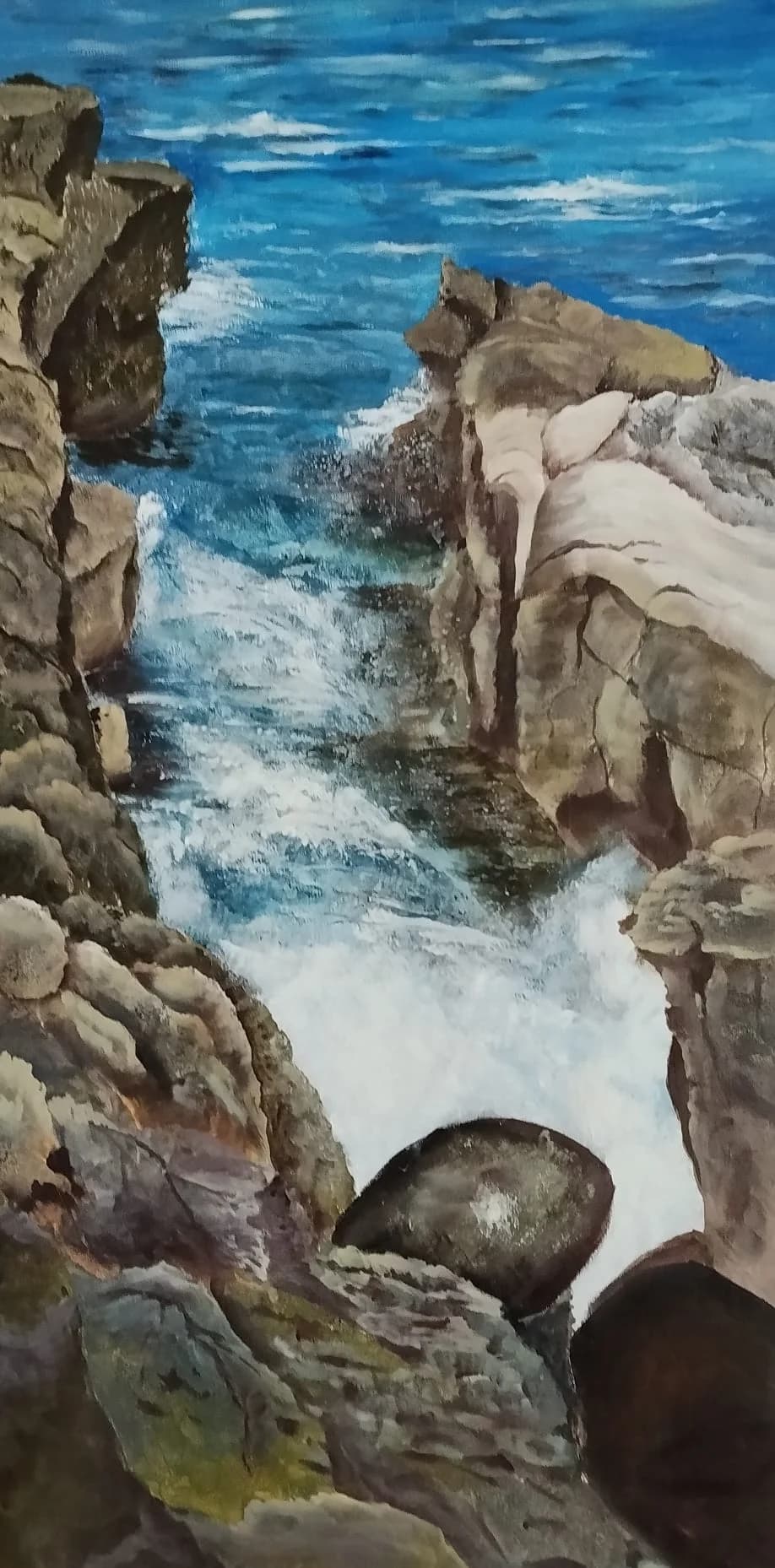 Storm Among the Rocks on the Way to San Diego