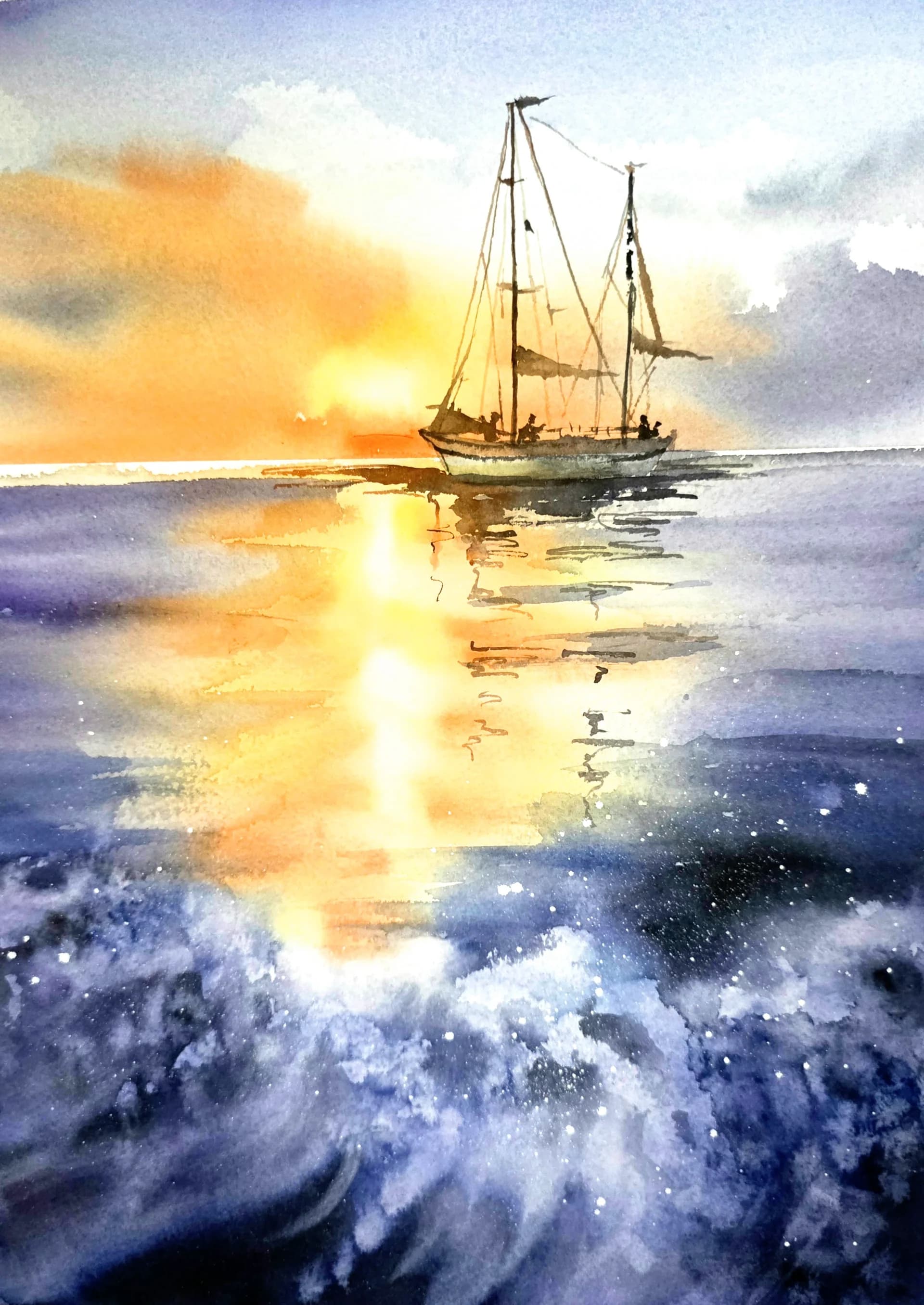 Sail Into Golden Light