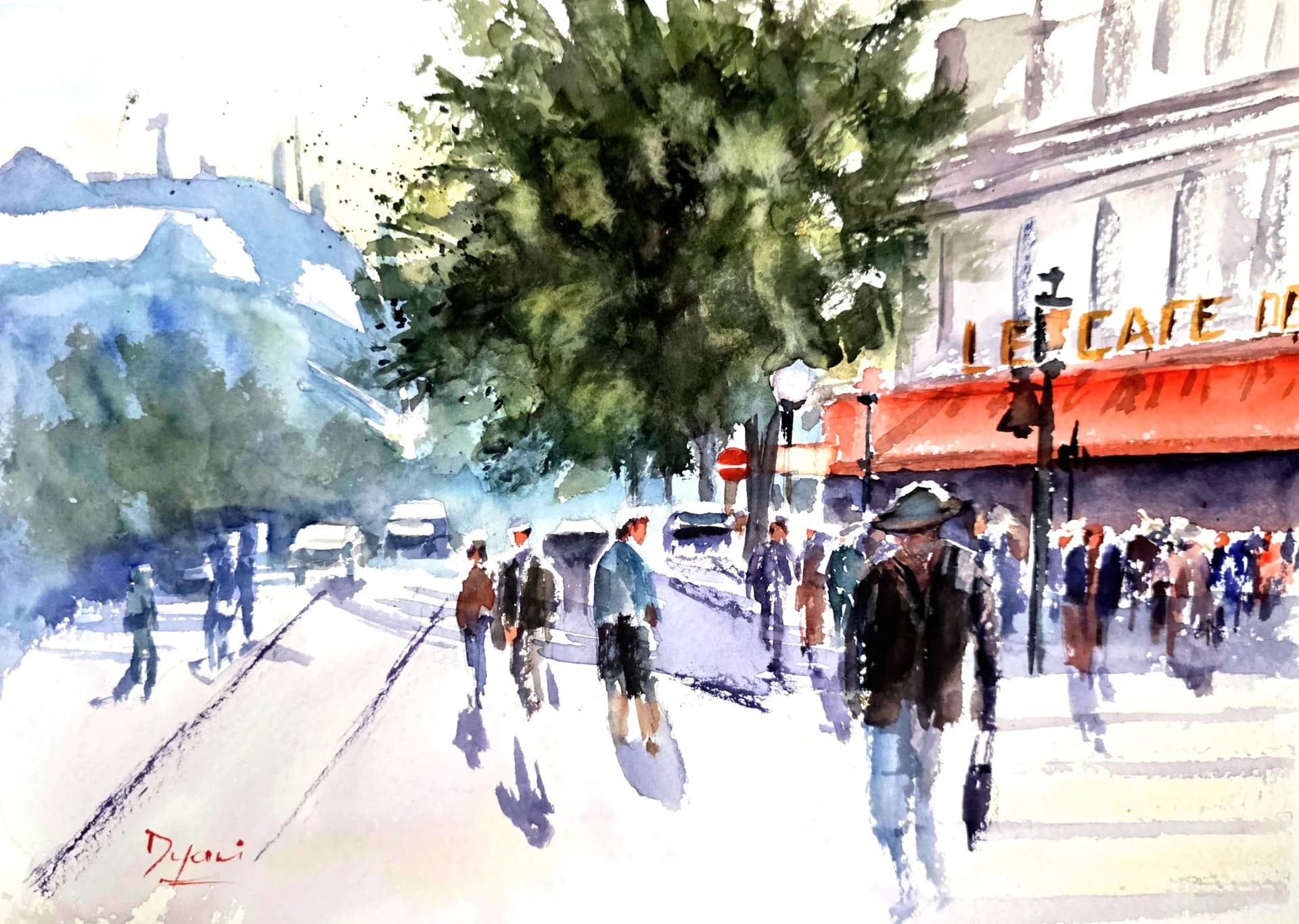 Passing the Café