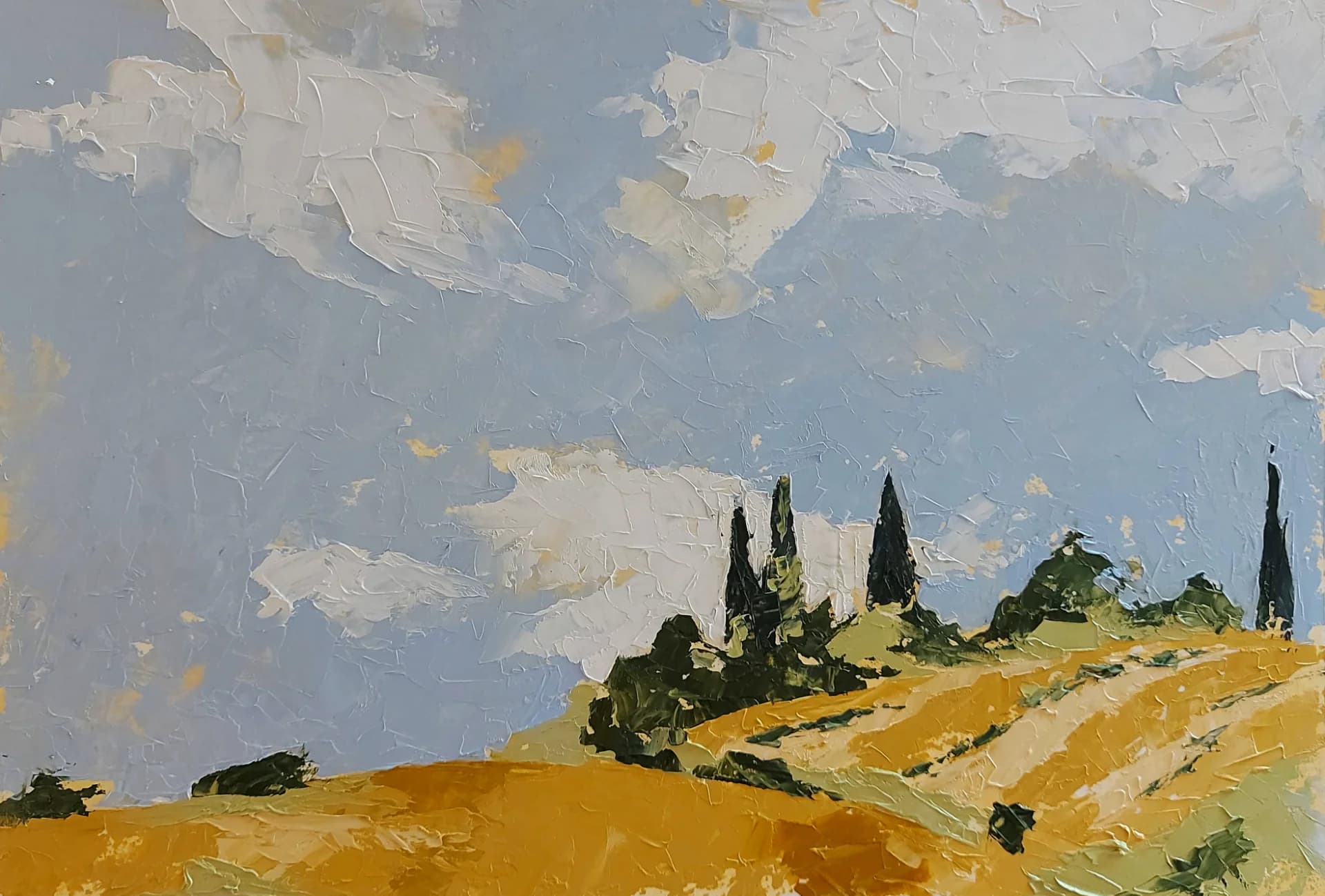Sky Over Golden Fields