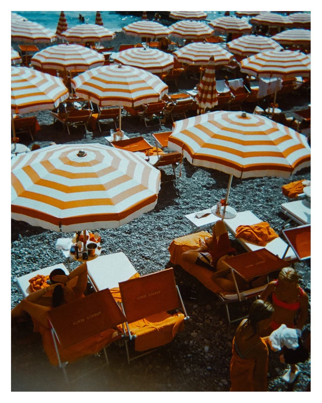 Striped Beach Afternoon