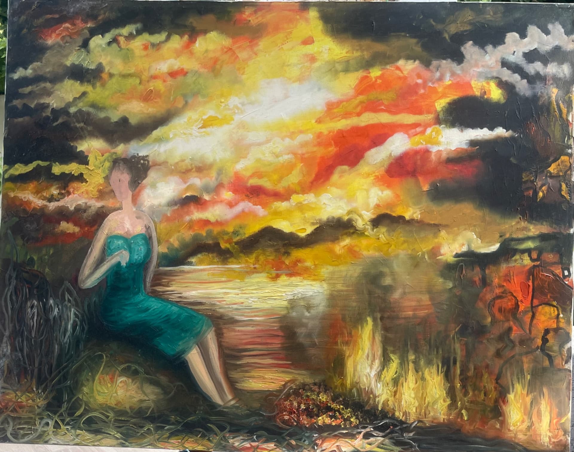 At the Burning Shore