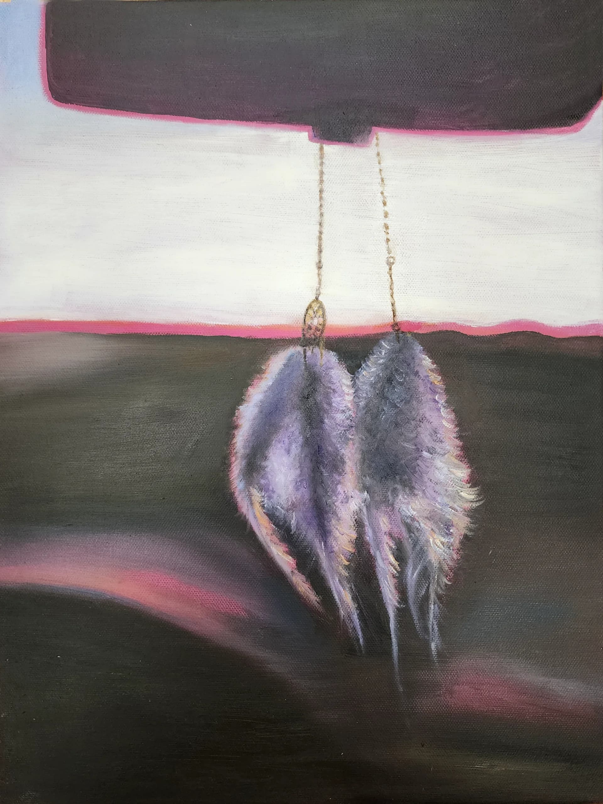 Suspended Plumage