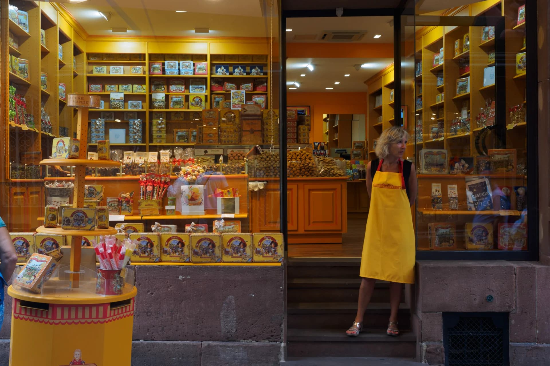 At the Golden Storefront