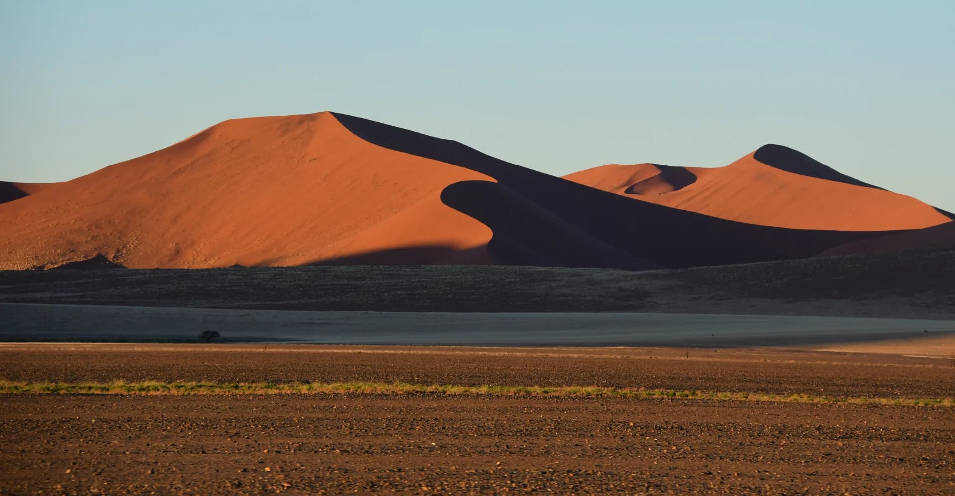 Sunlit Dune Ridges