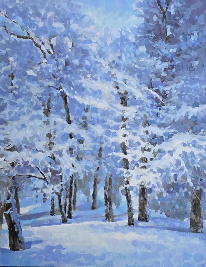 Blue Silence in the Woods