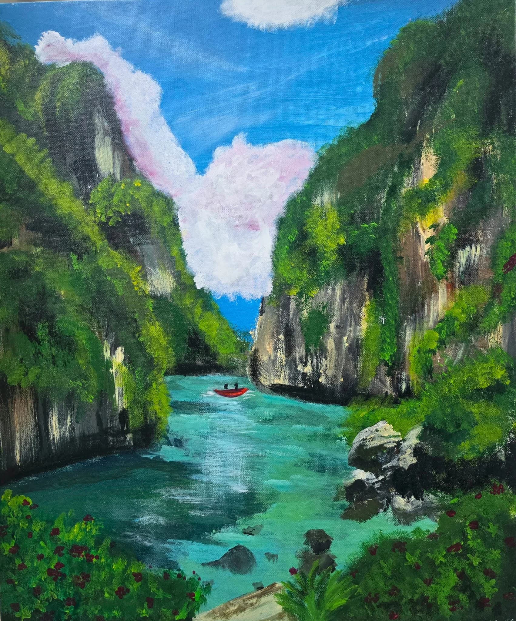 Passage Through Emerald Cliffs
