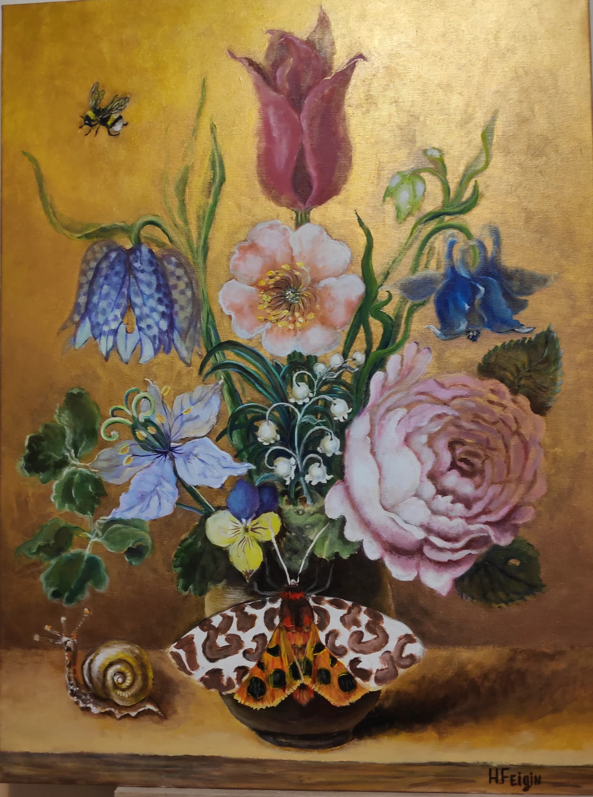 A bouquet of flowers