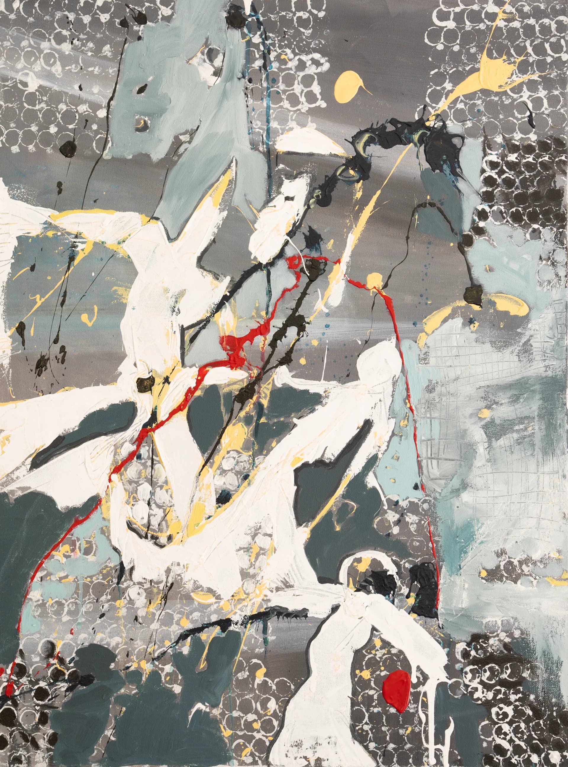 Red Thread Through Gray