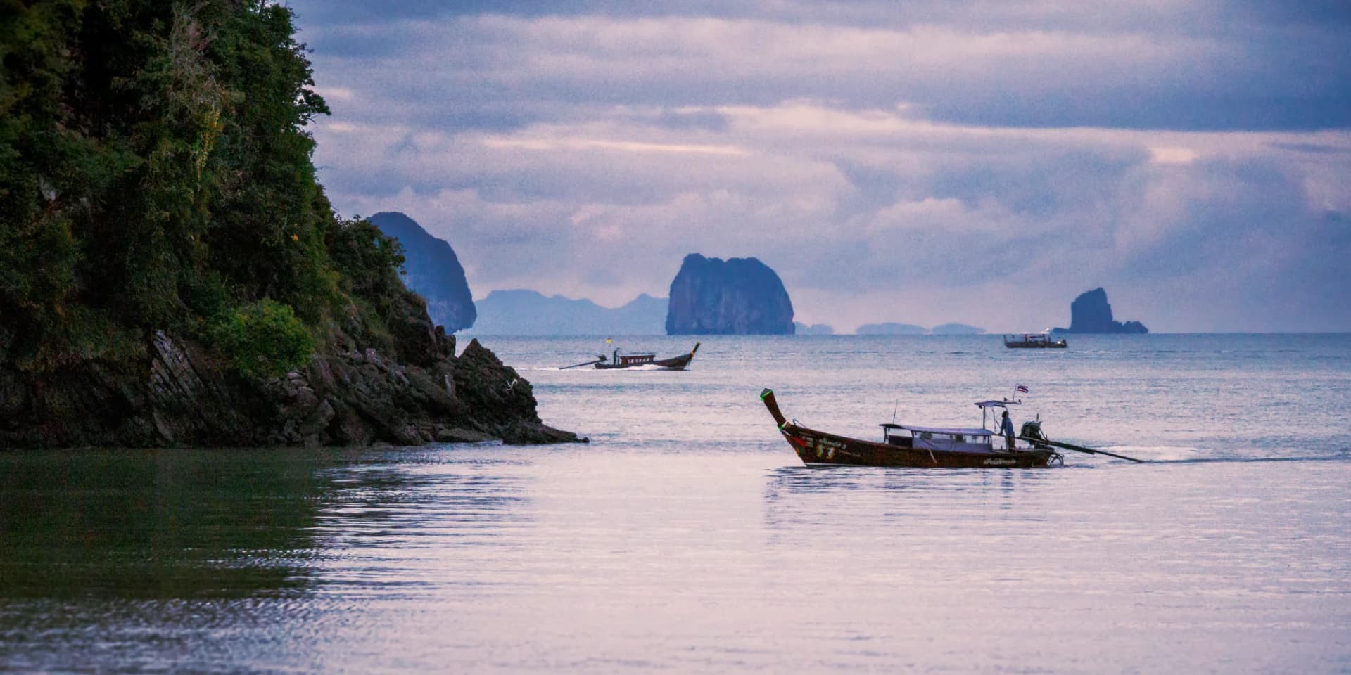 Boats Beneath Quiet Skies