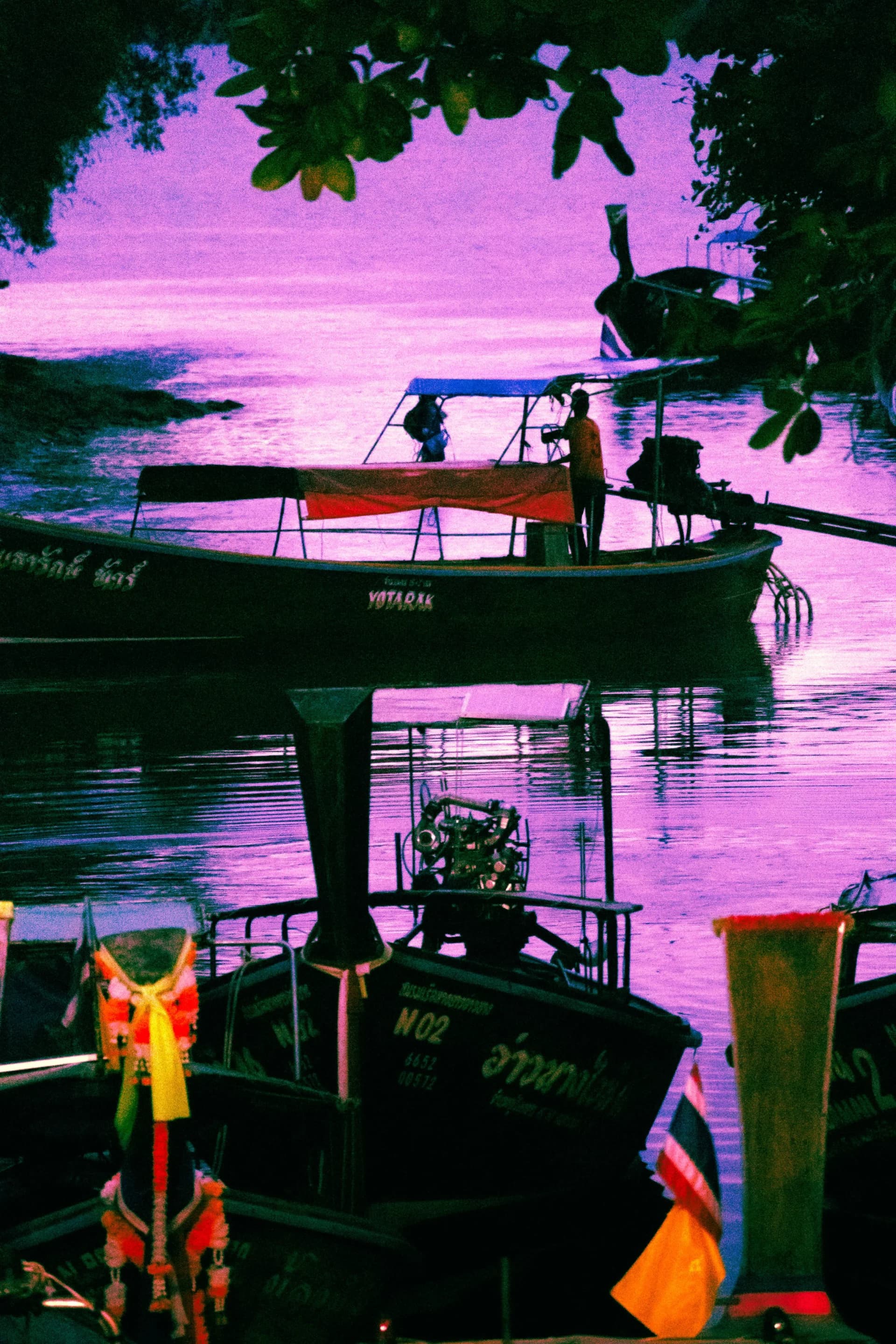 River in Magenta