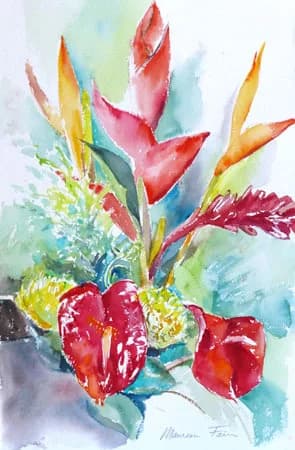 Tropical Bouquet in Motion