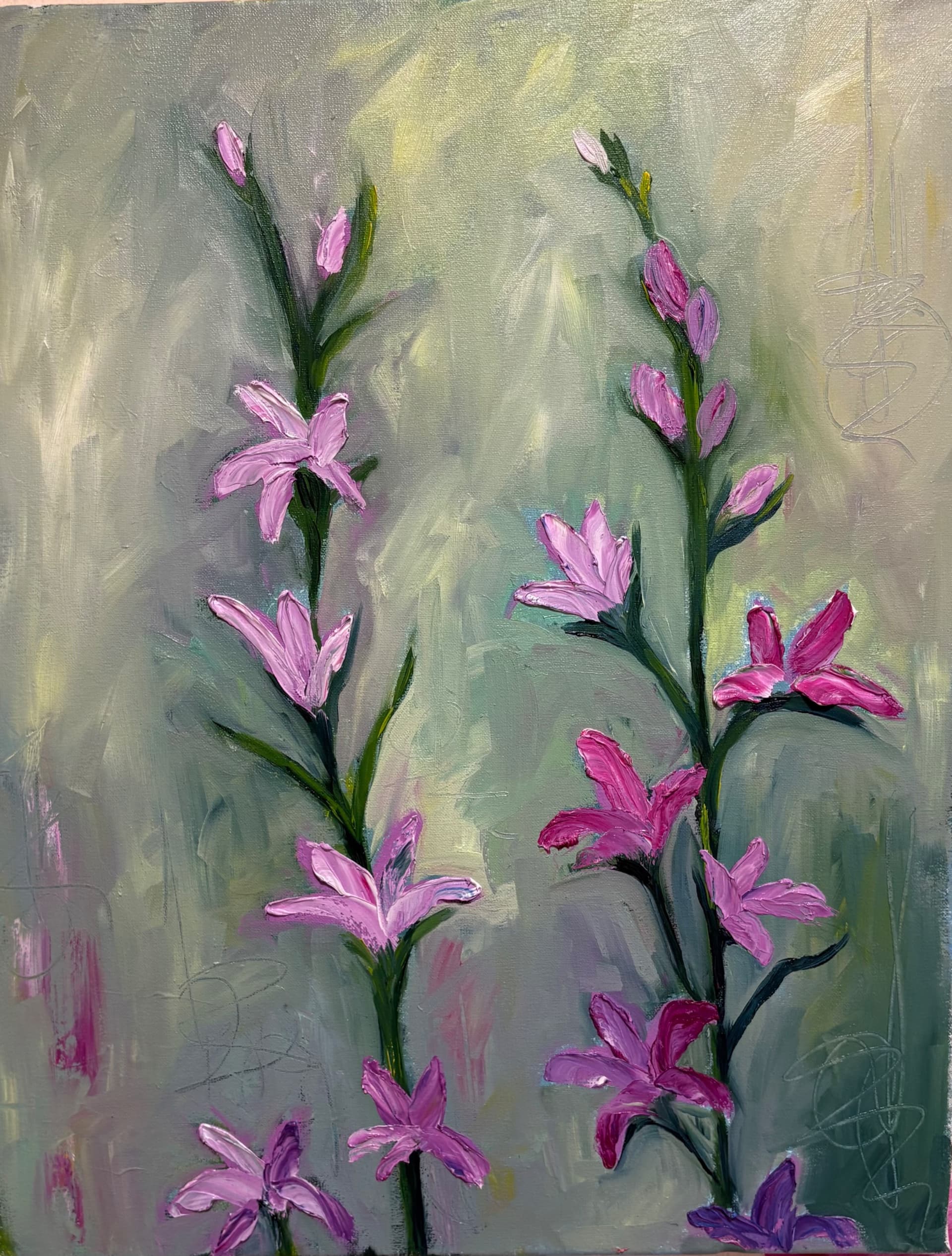 Lilies in Soft Light