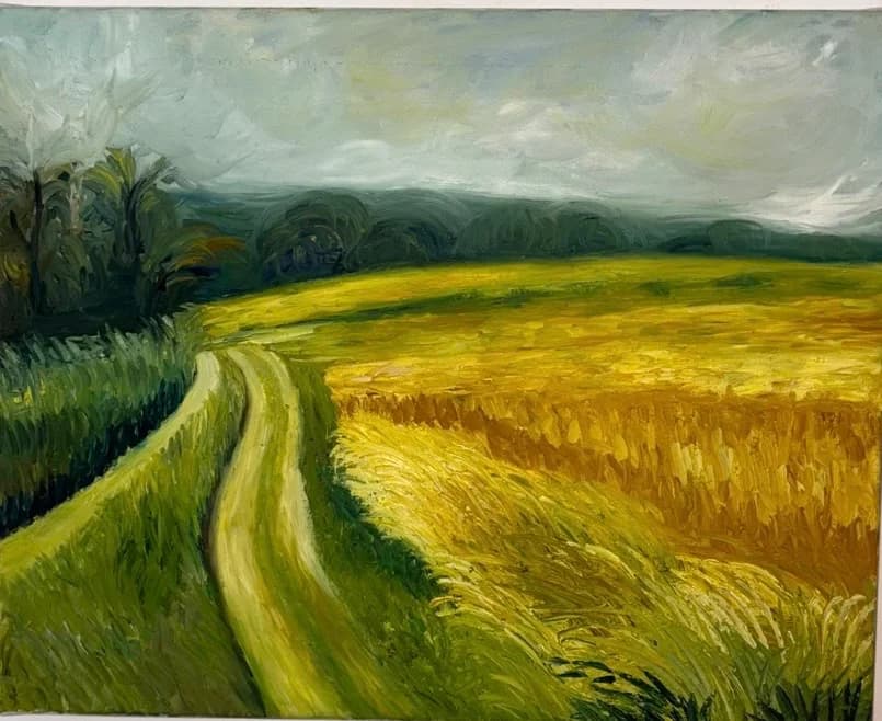 Path Through Golden Fields