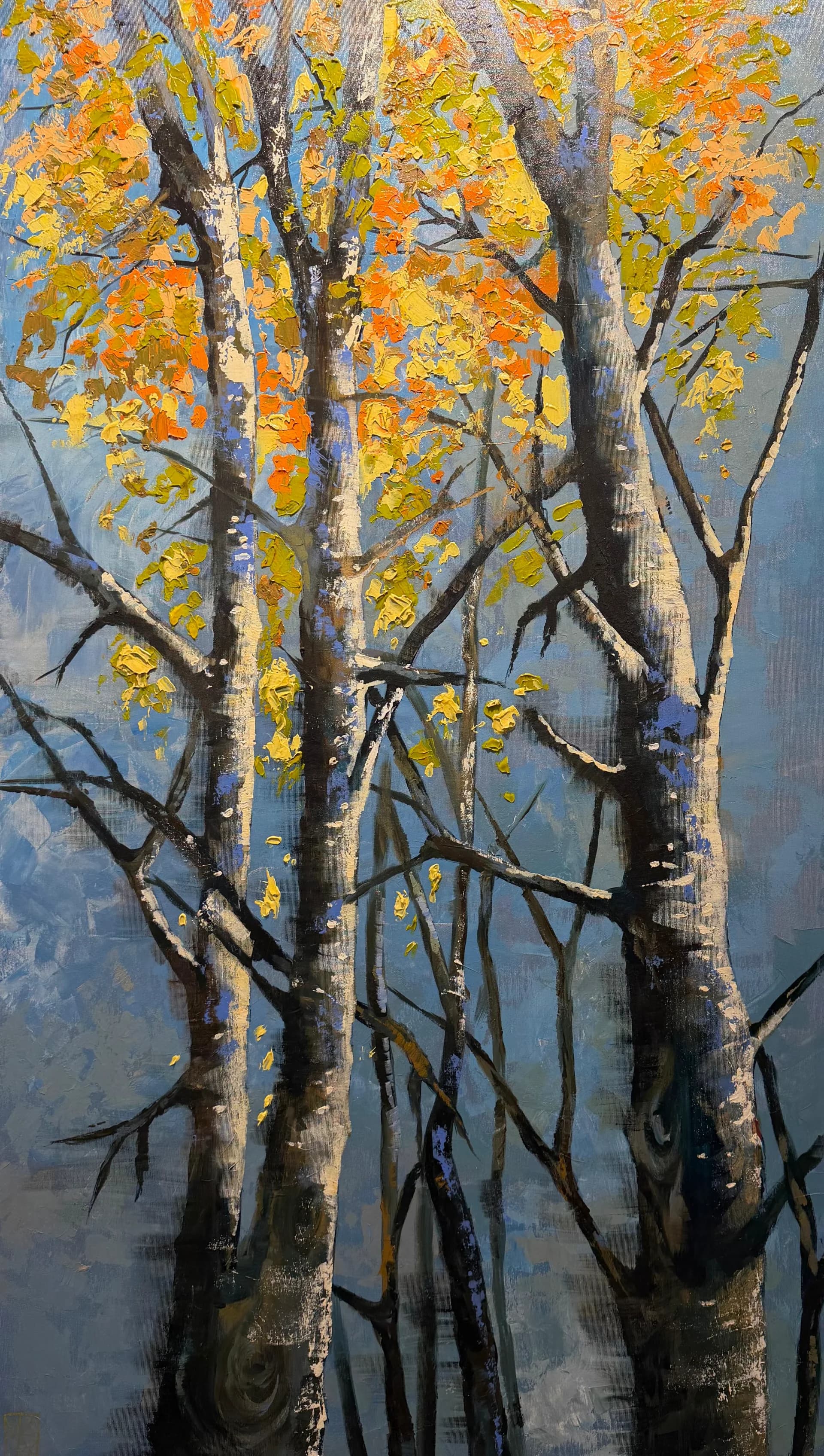Autumn Canopy in Blue