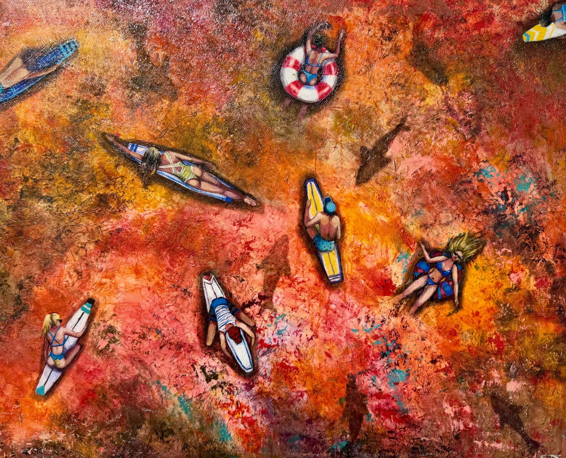 Bathers in the Current