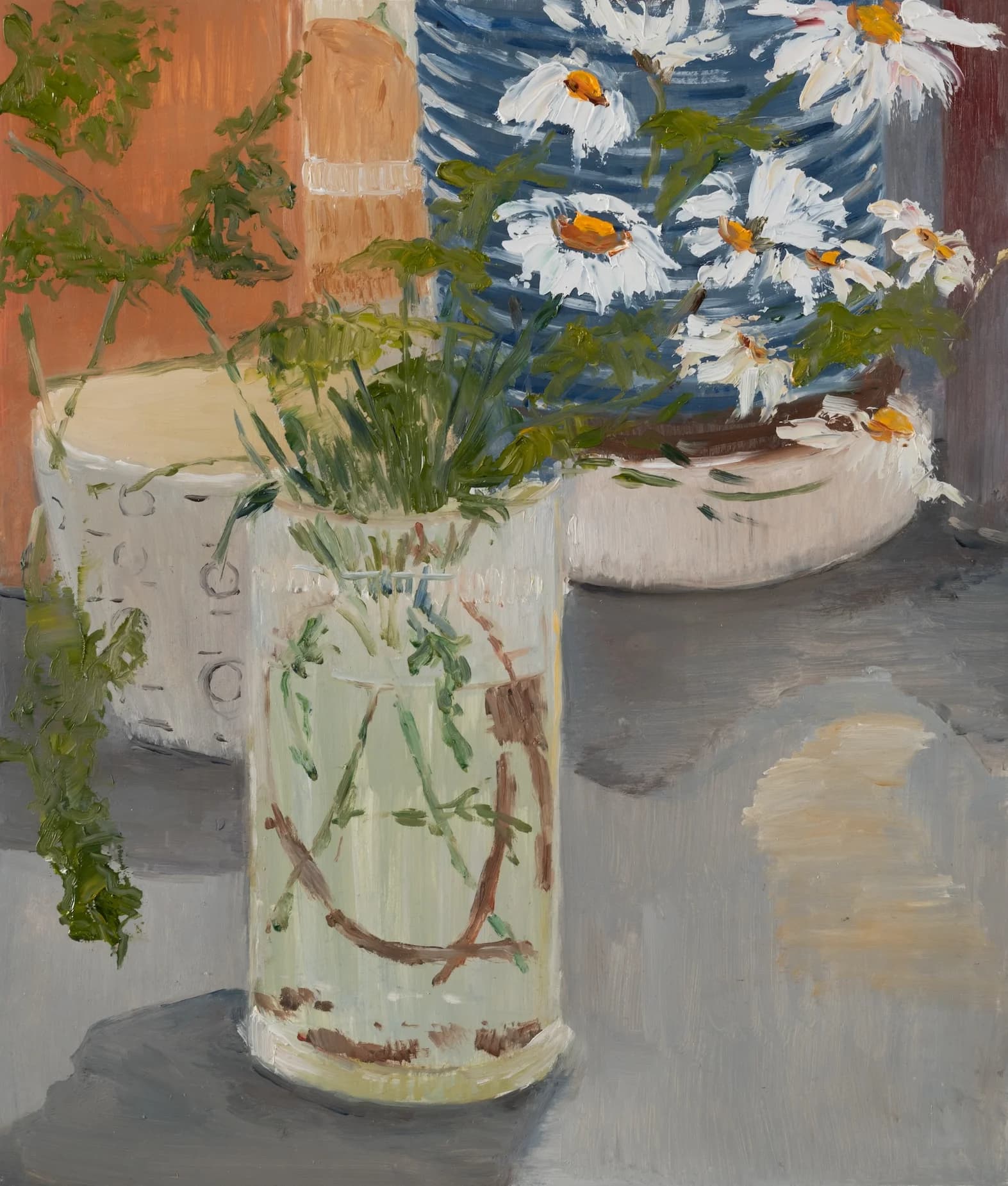 Daisies Between Vessels