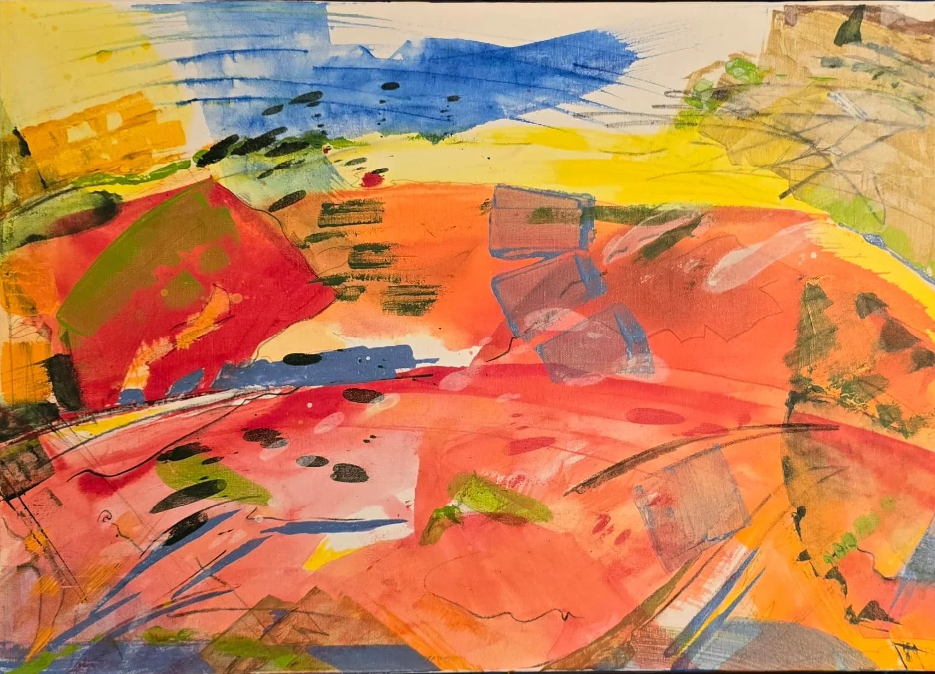 the fields of the Izrael valley