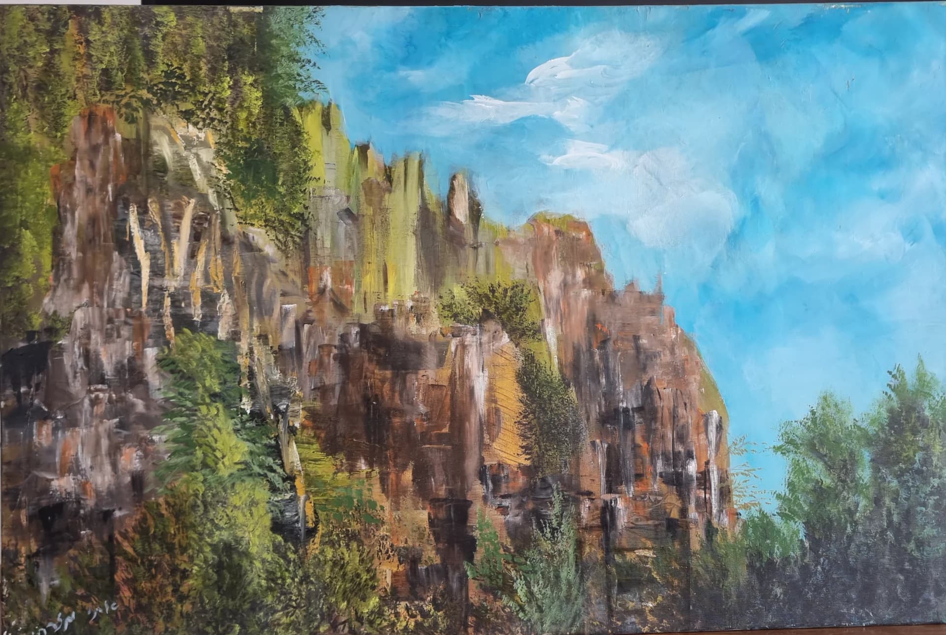 Cliffs Beneath Open Sky