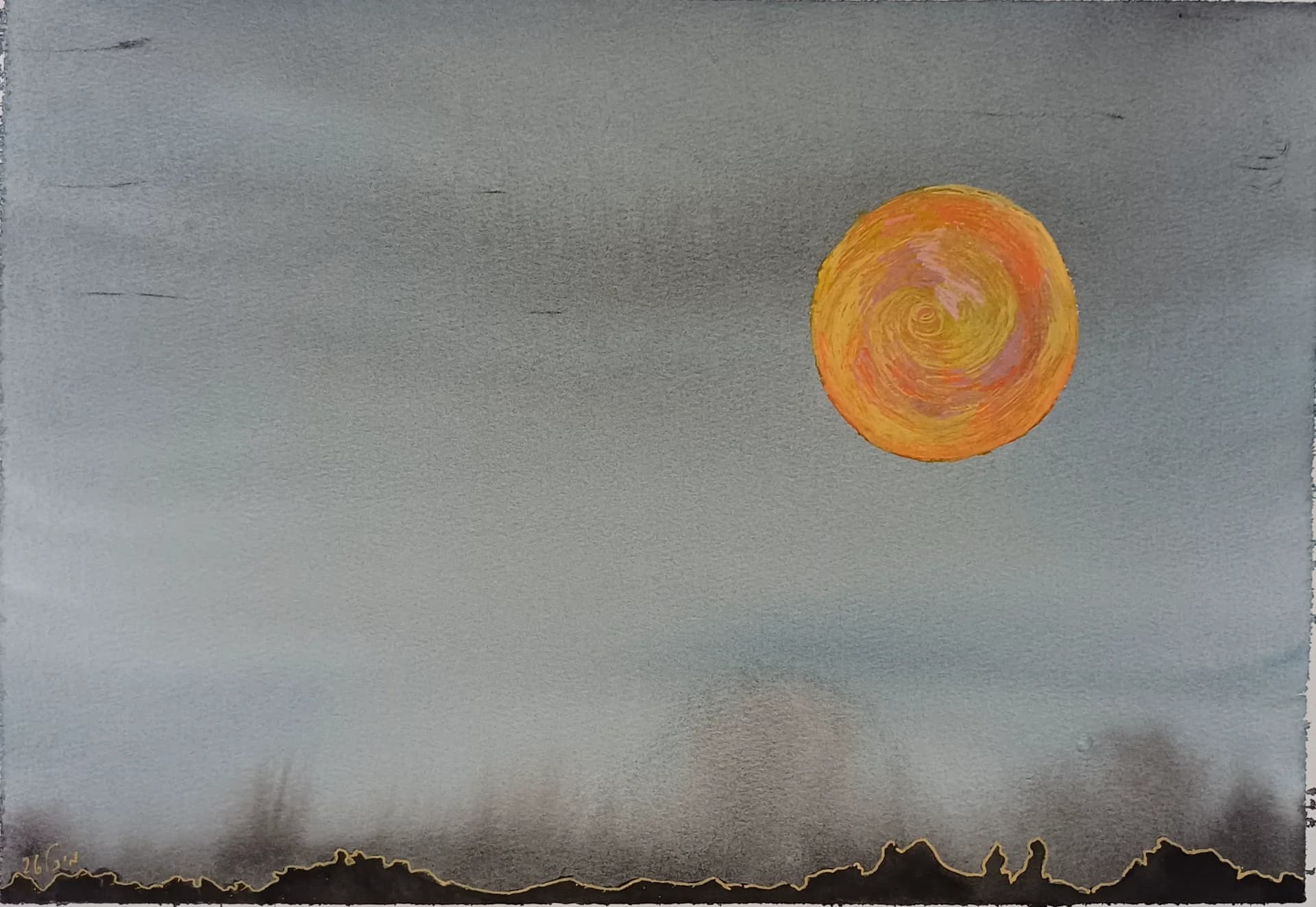 Orange Sun, Dark Horizon