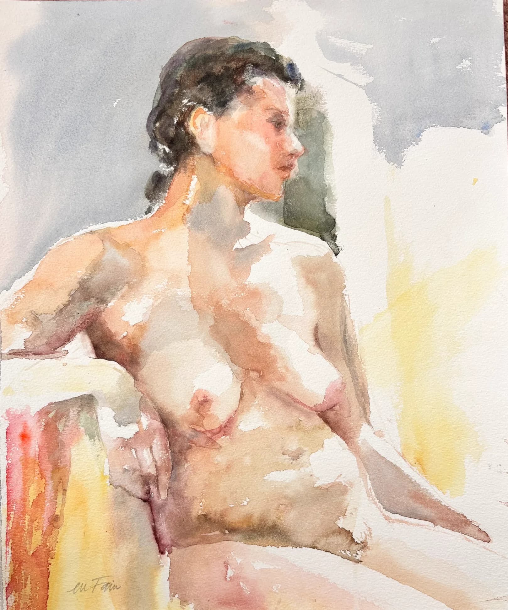 Profile in Soft Light