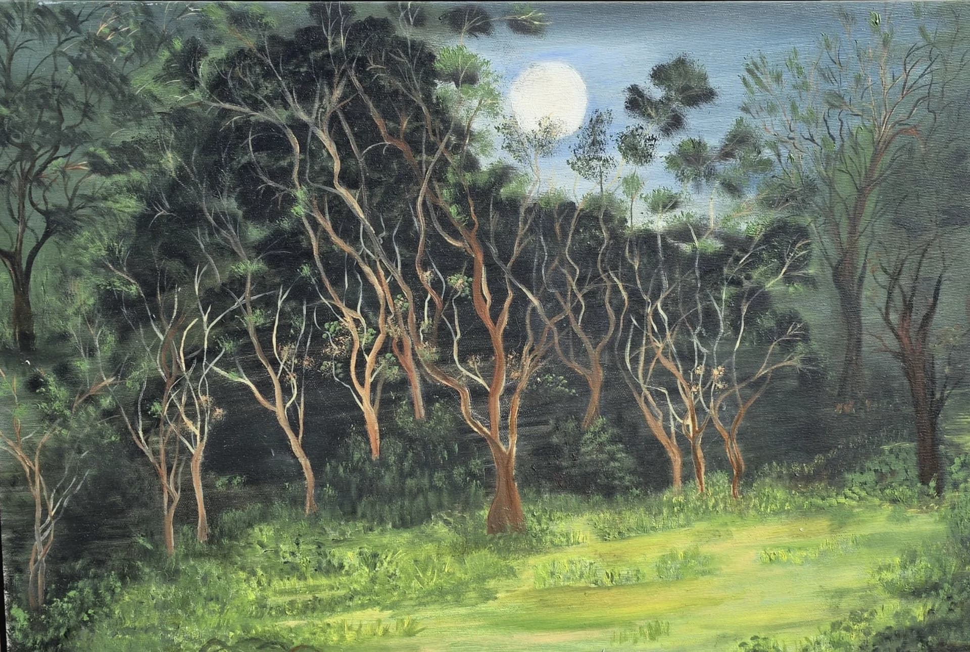 Moon Above the Grove