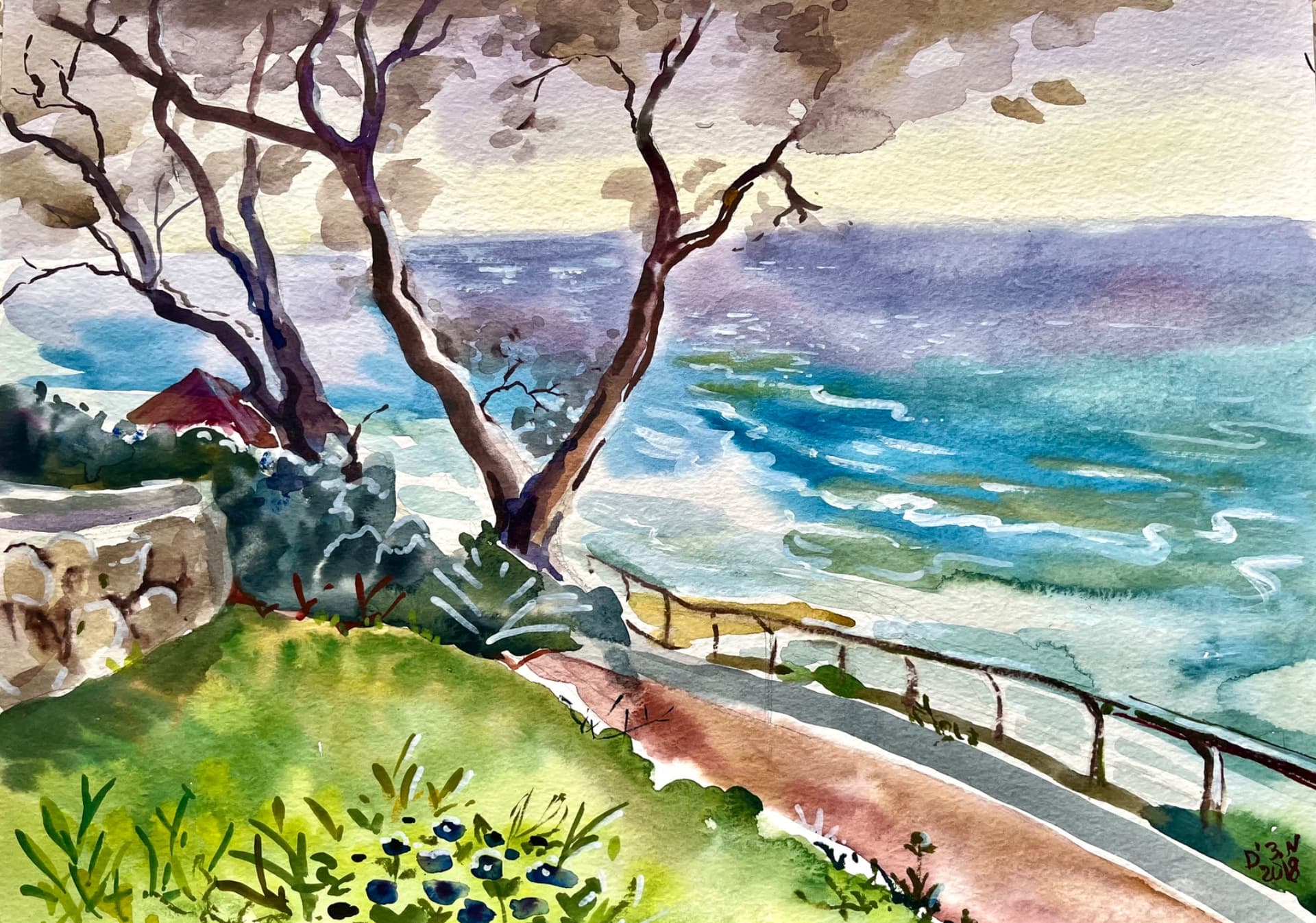 Path Above the Sea
