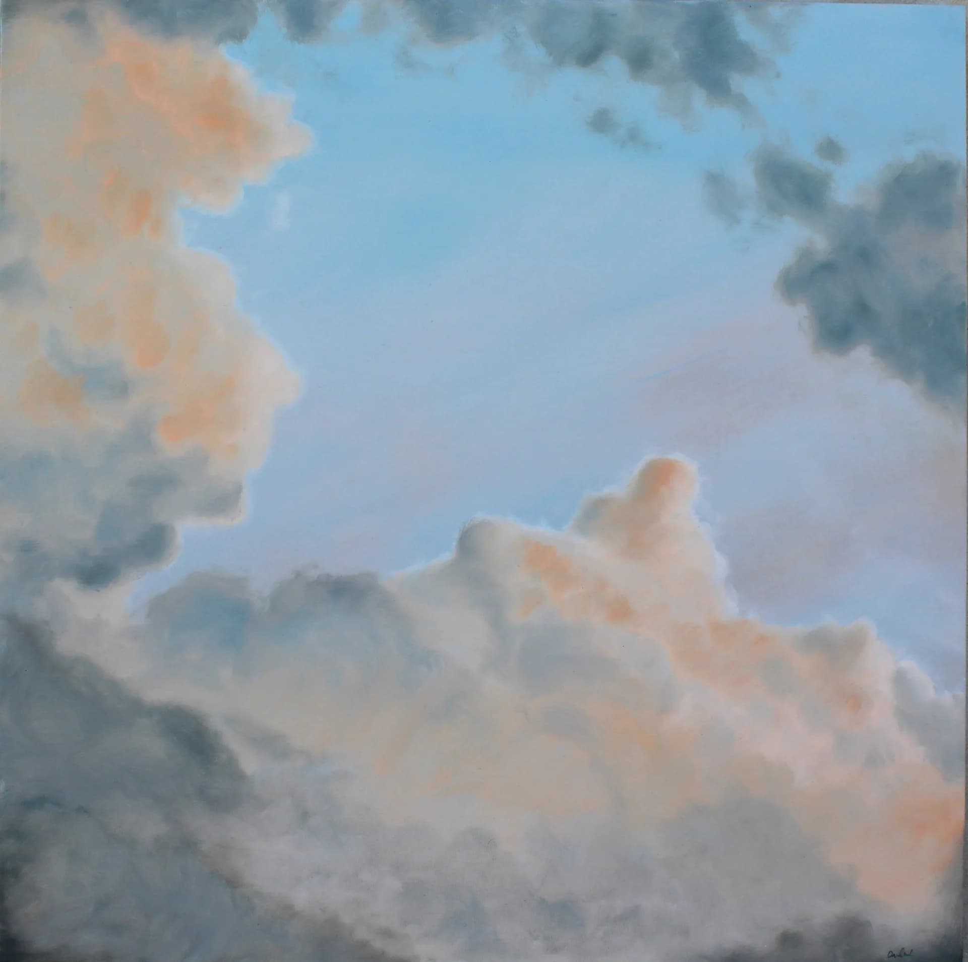 Cloudbreak in Sunset