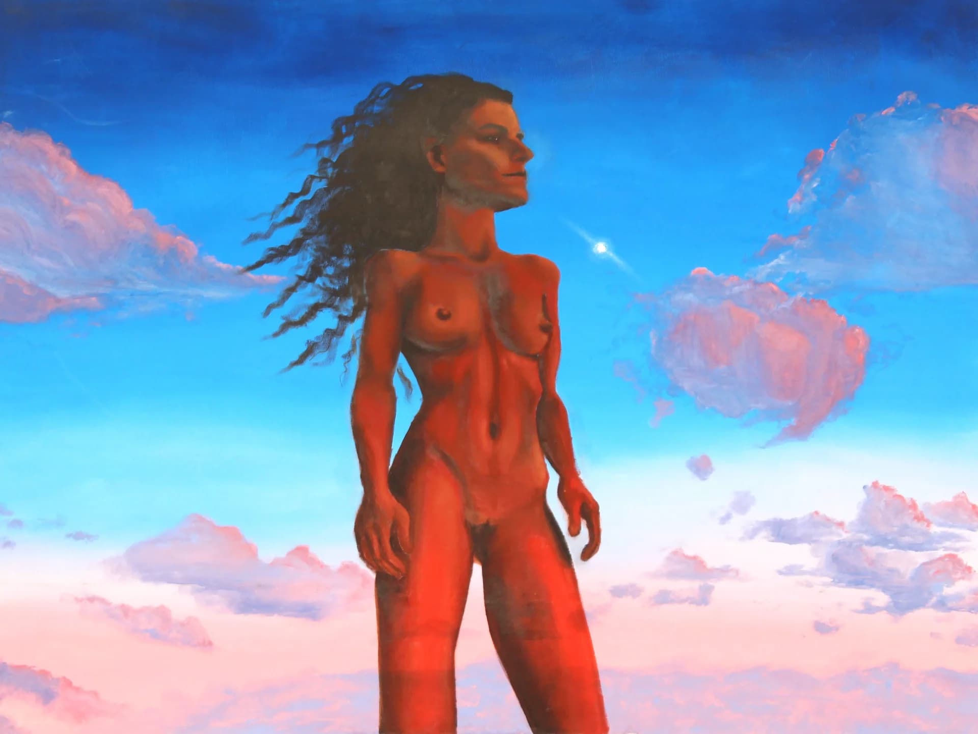 Red Figure, Open Sky