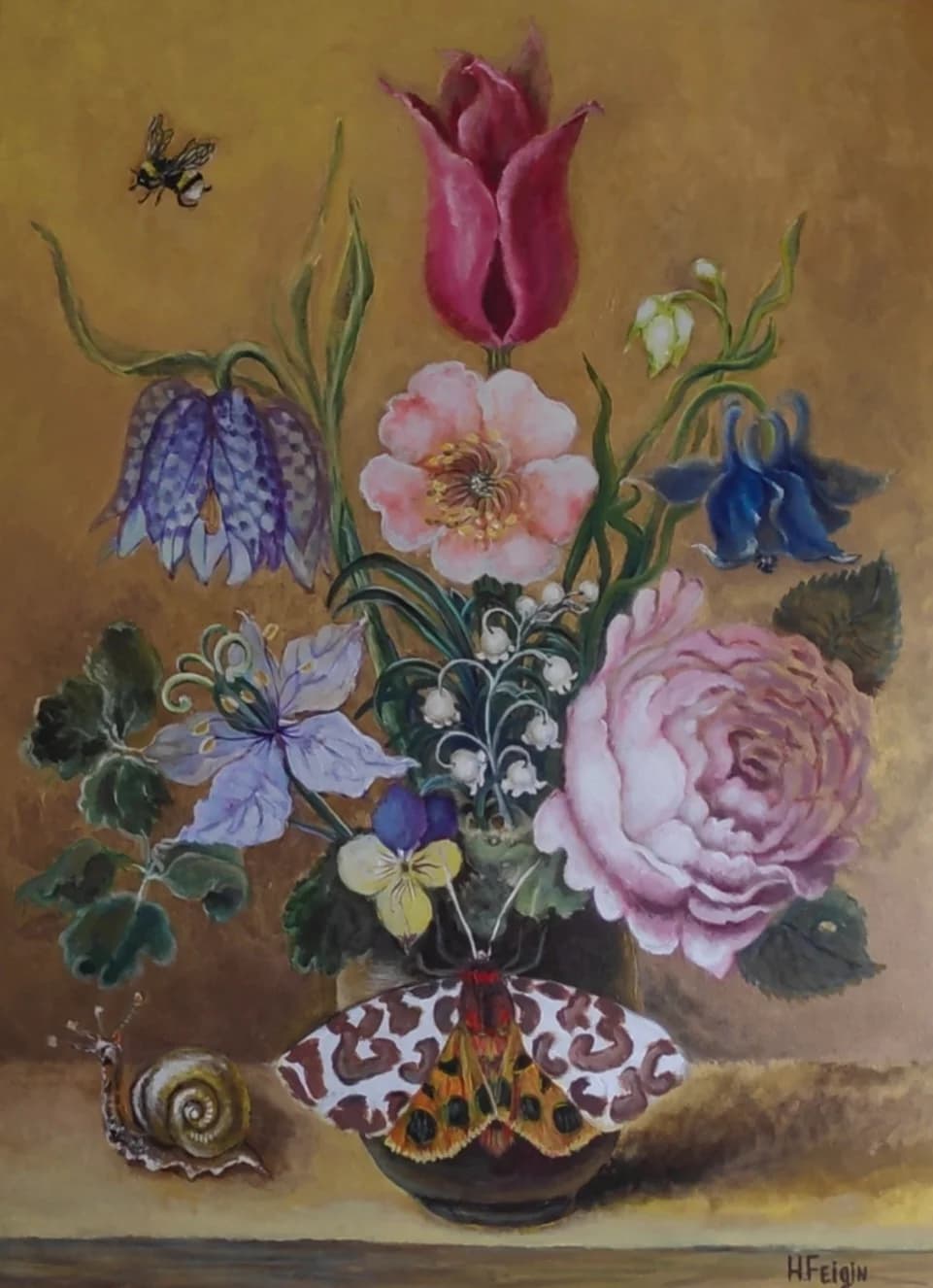 A butterfly's visit