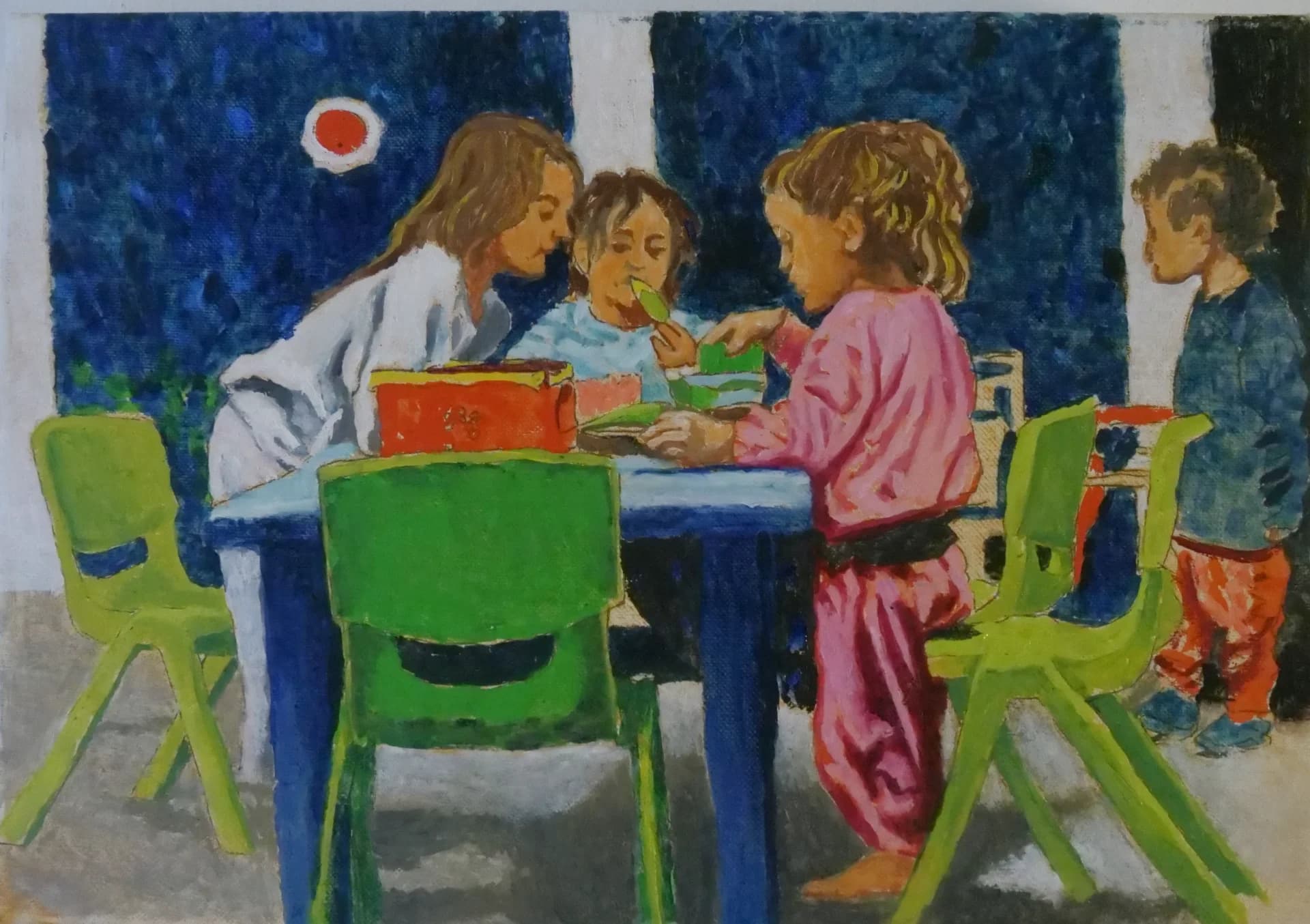 Gathered at the Blue Table