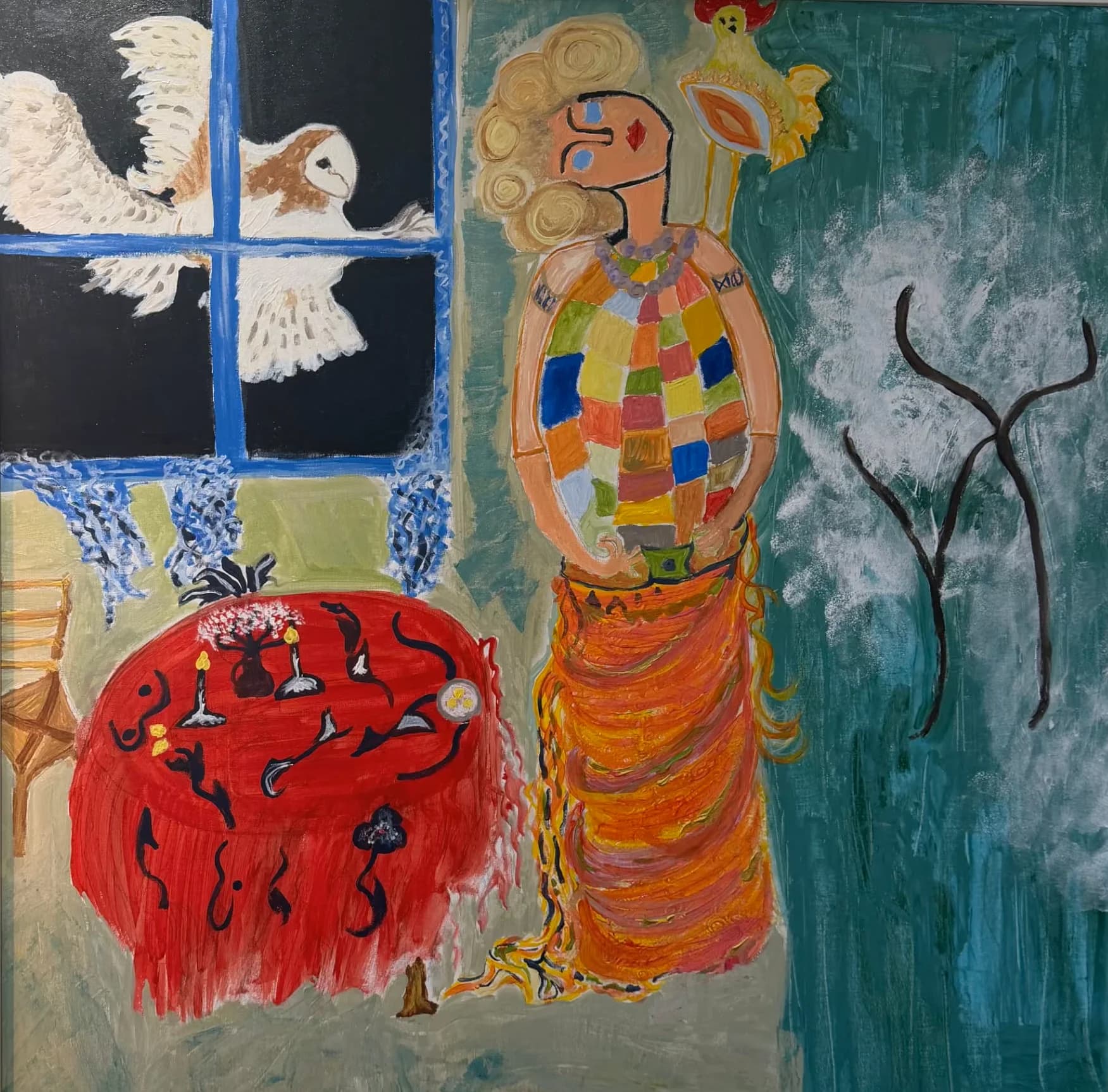 Figure by the Red Table