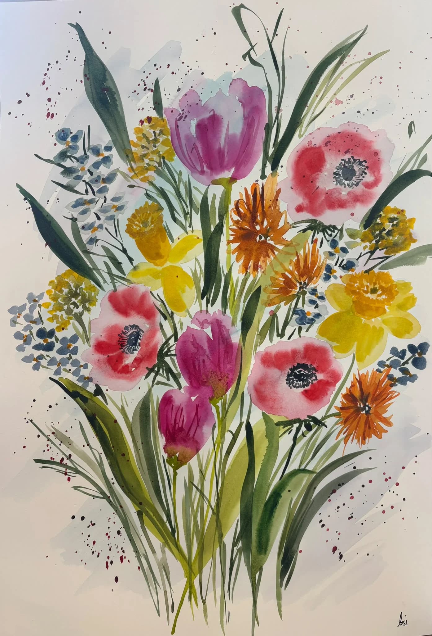 A Bouquet in Motion