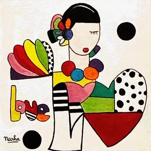 Woman in love