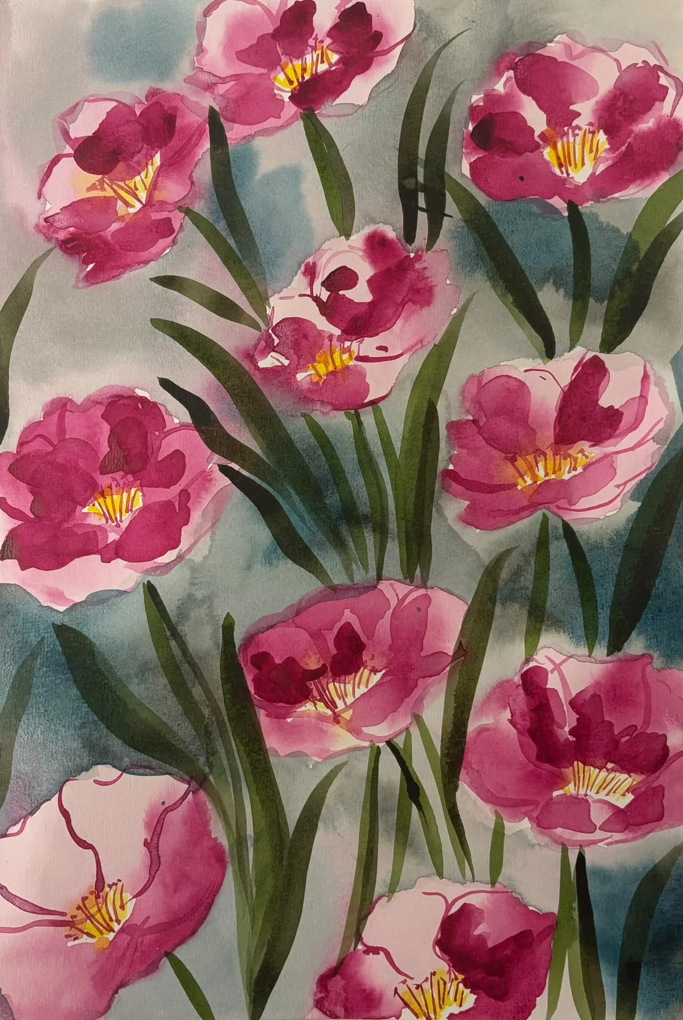 Crimson Garden in Bloom