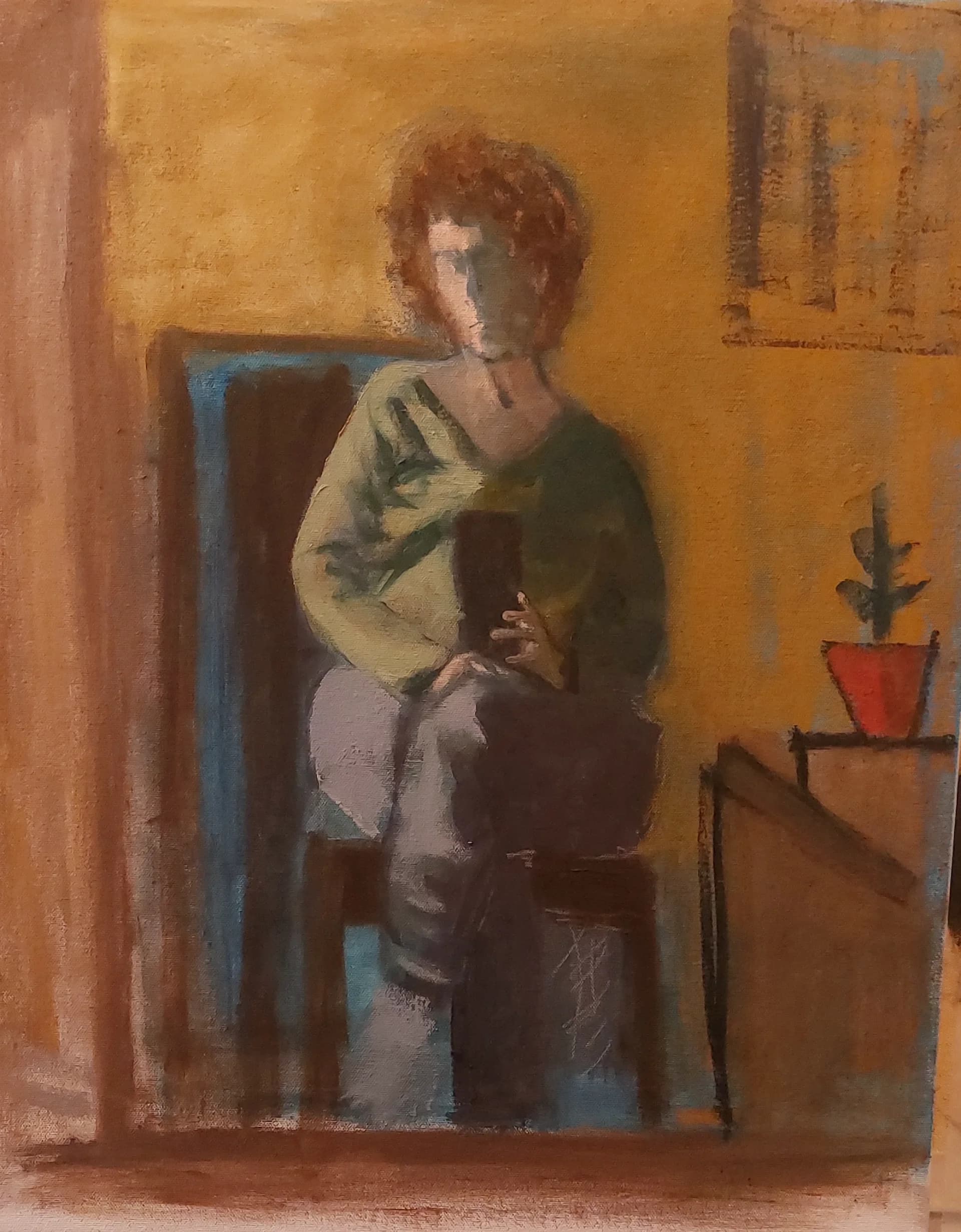 A Pause in Ochre