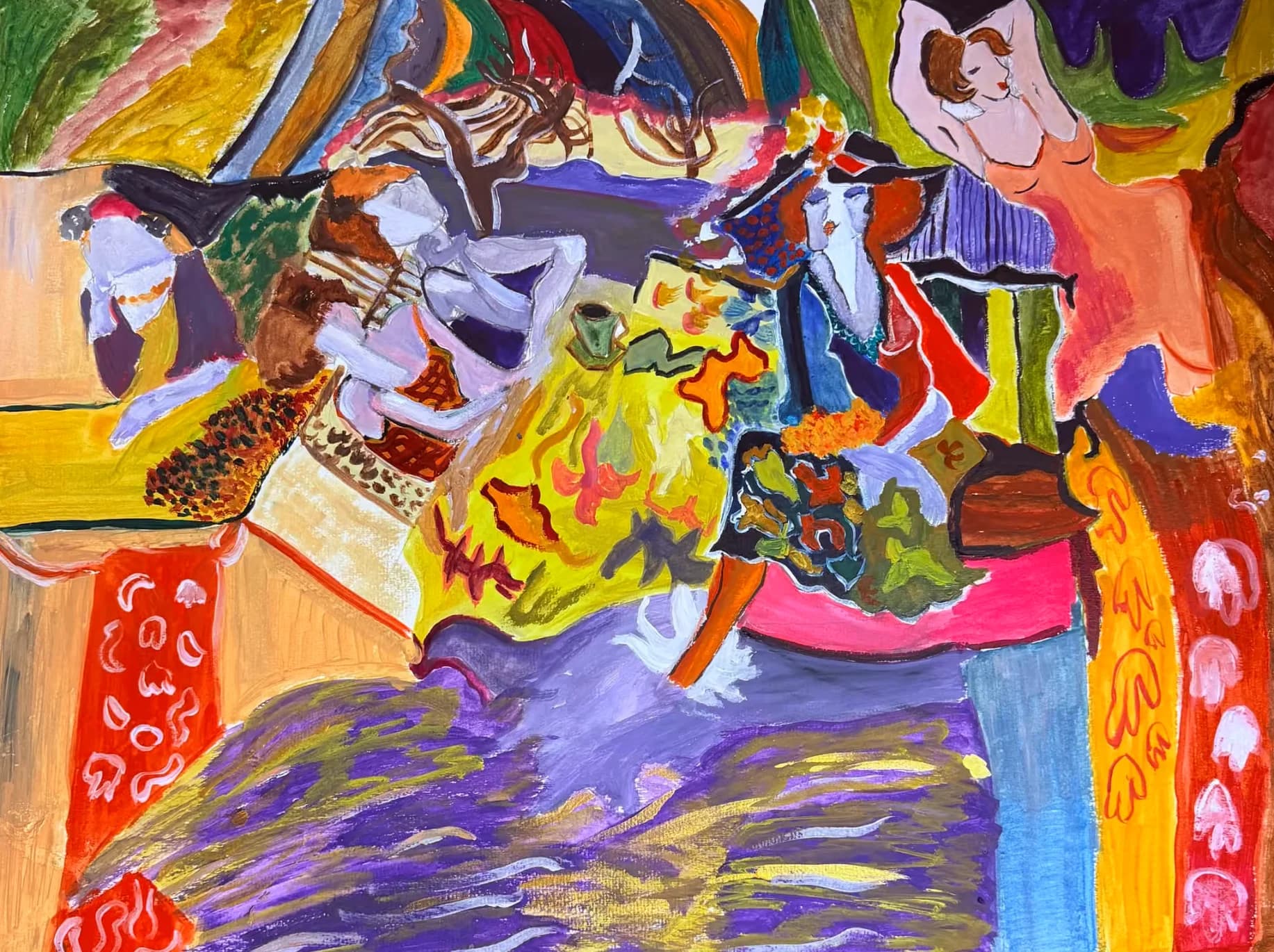 Reclining Figures and Patterns