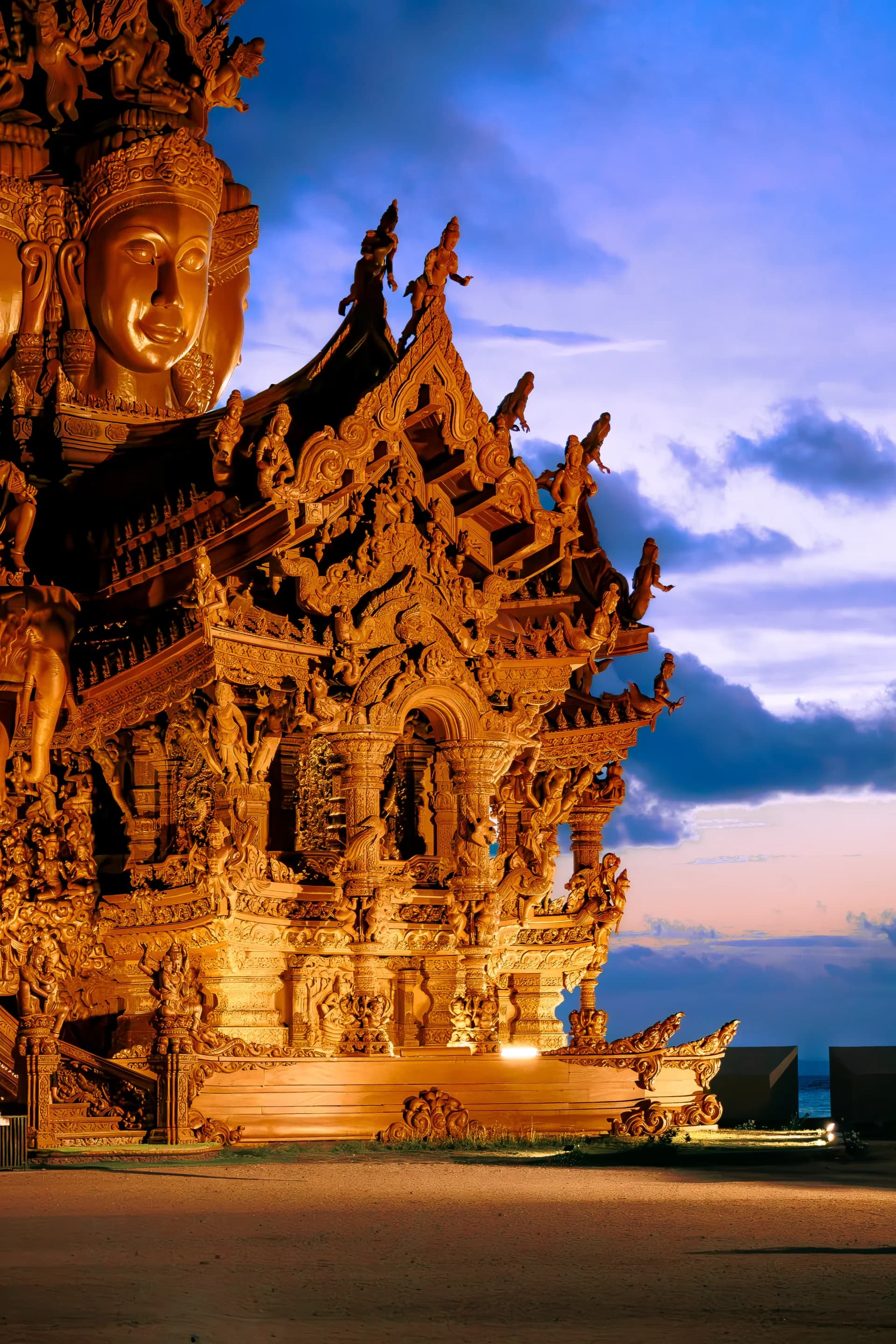 Gilded Sanctuary at Twilight